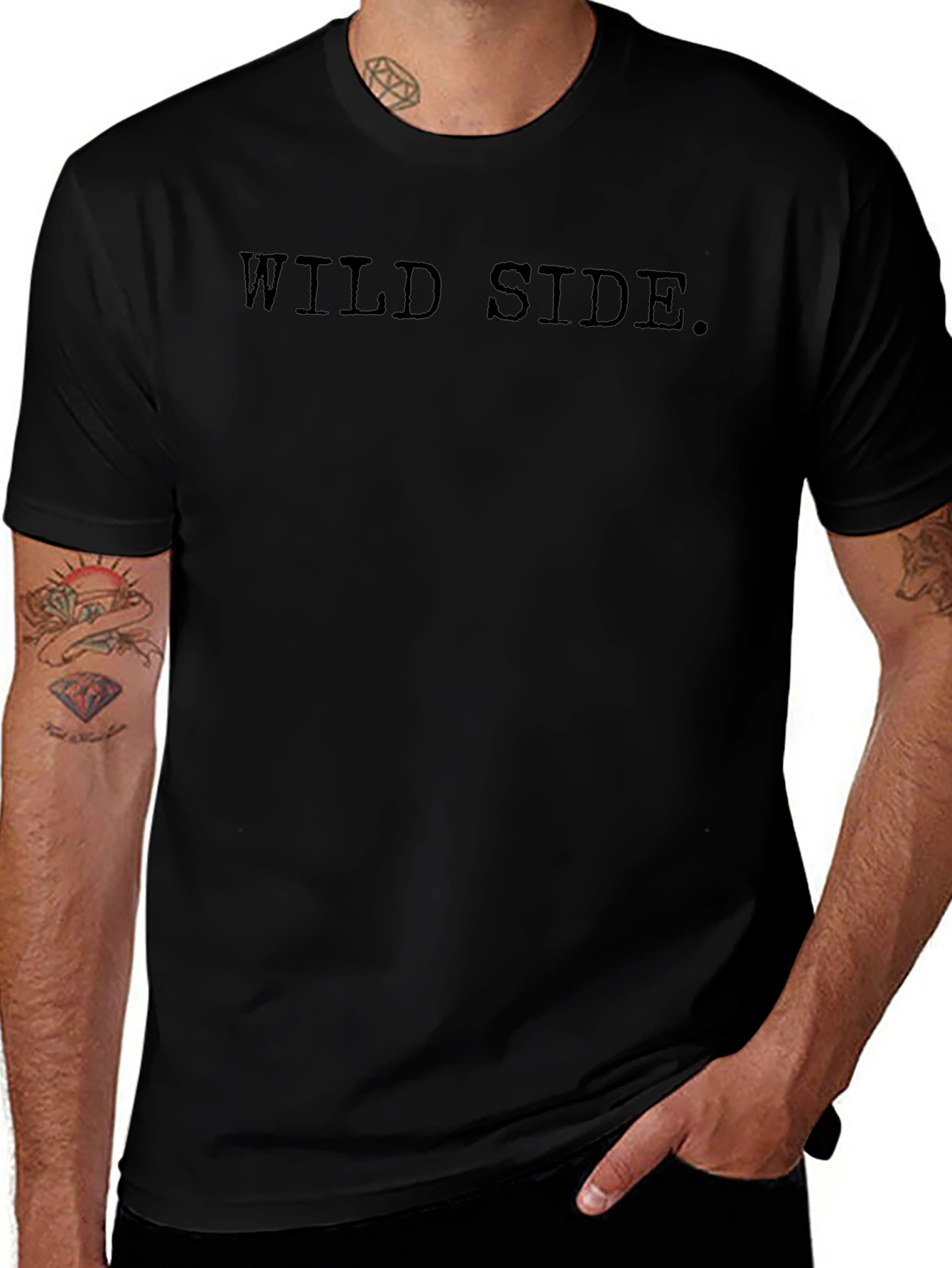 Wild Side Black T-Shirt