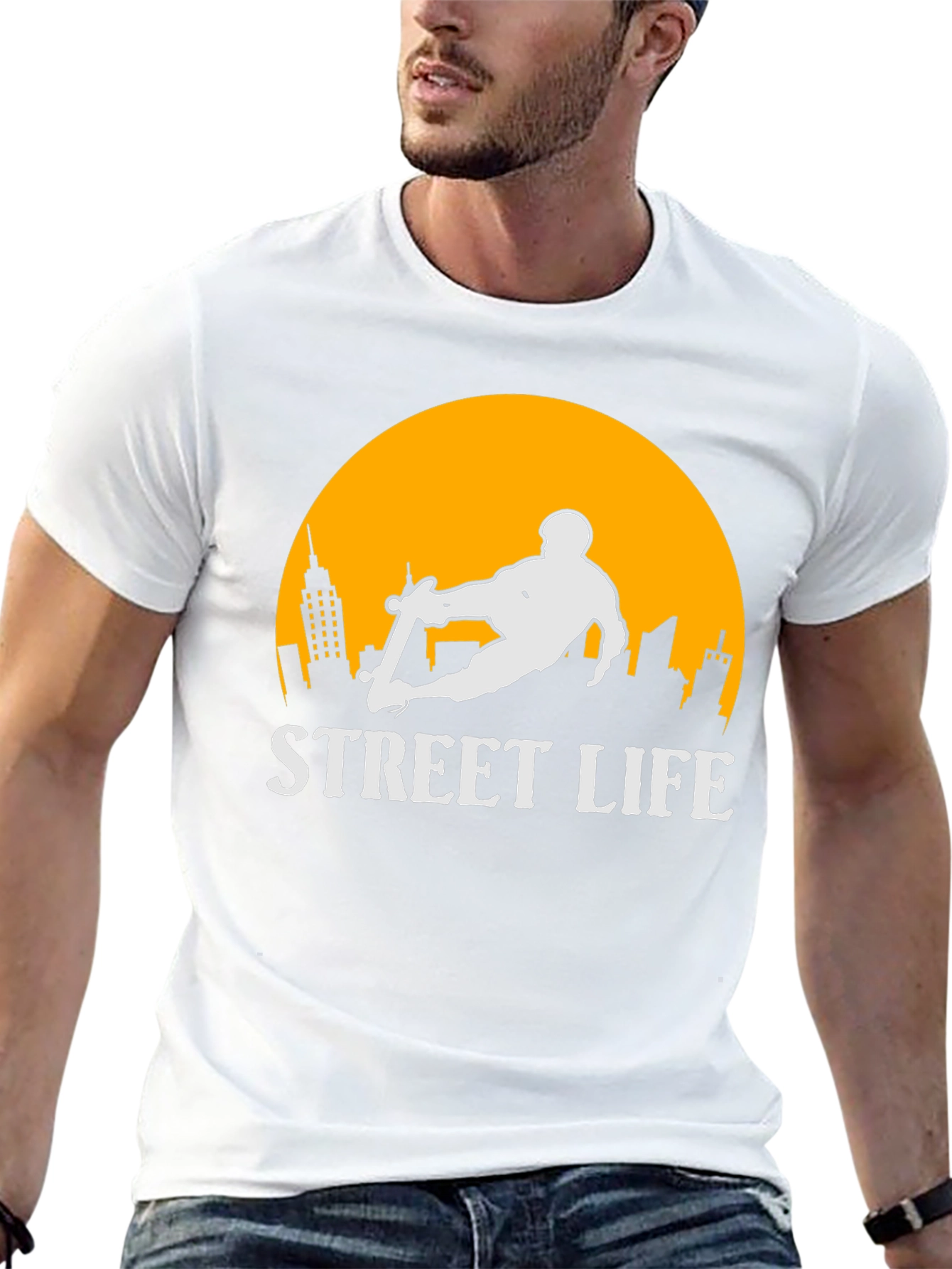 Street Life Skateboarder T-Shirt