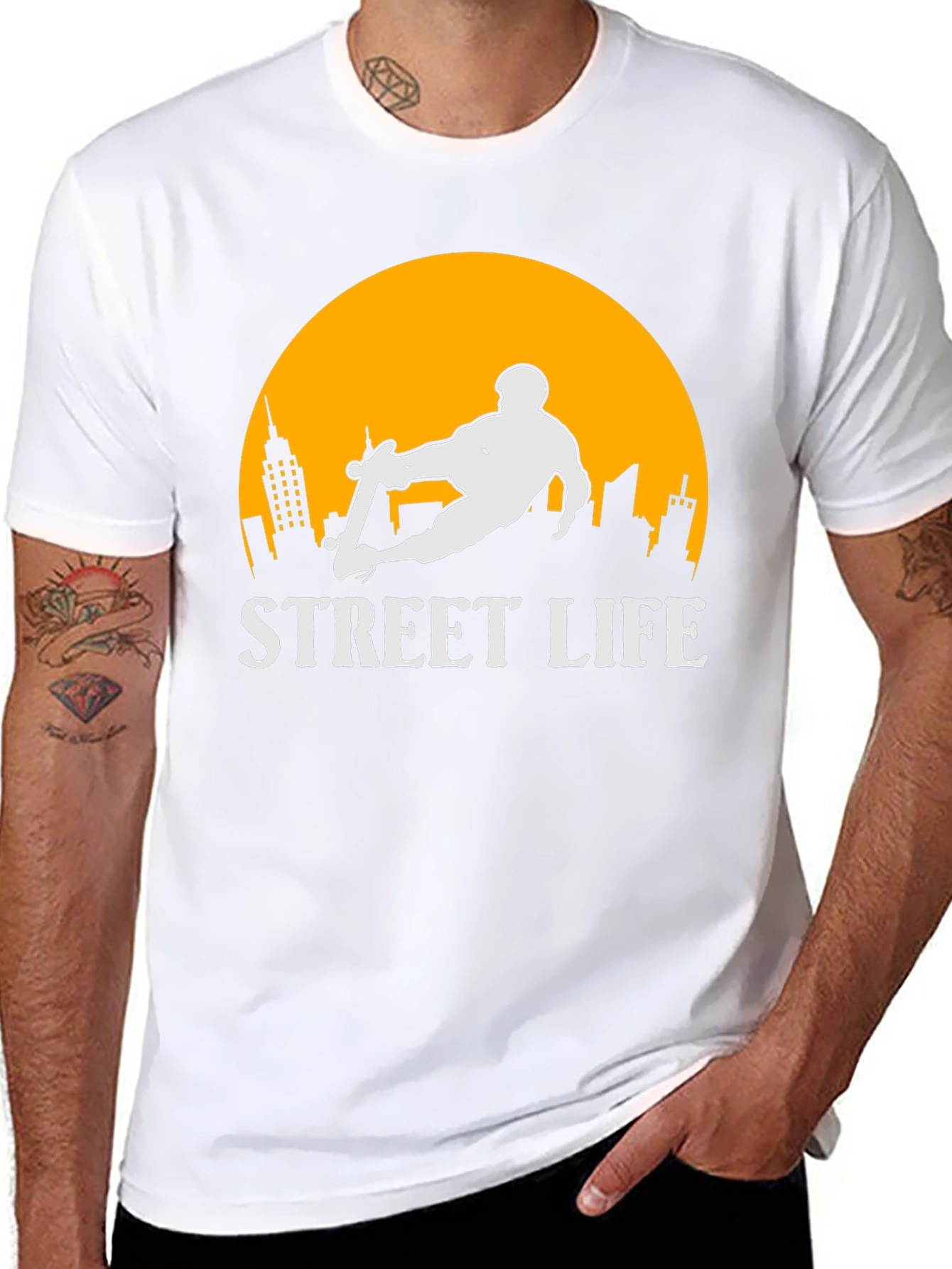 Street Life Skateboarder T-Shirt