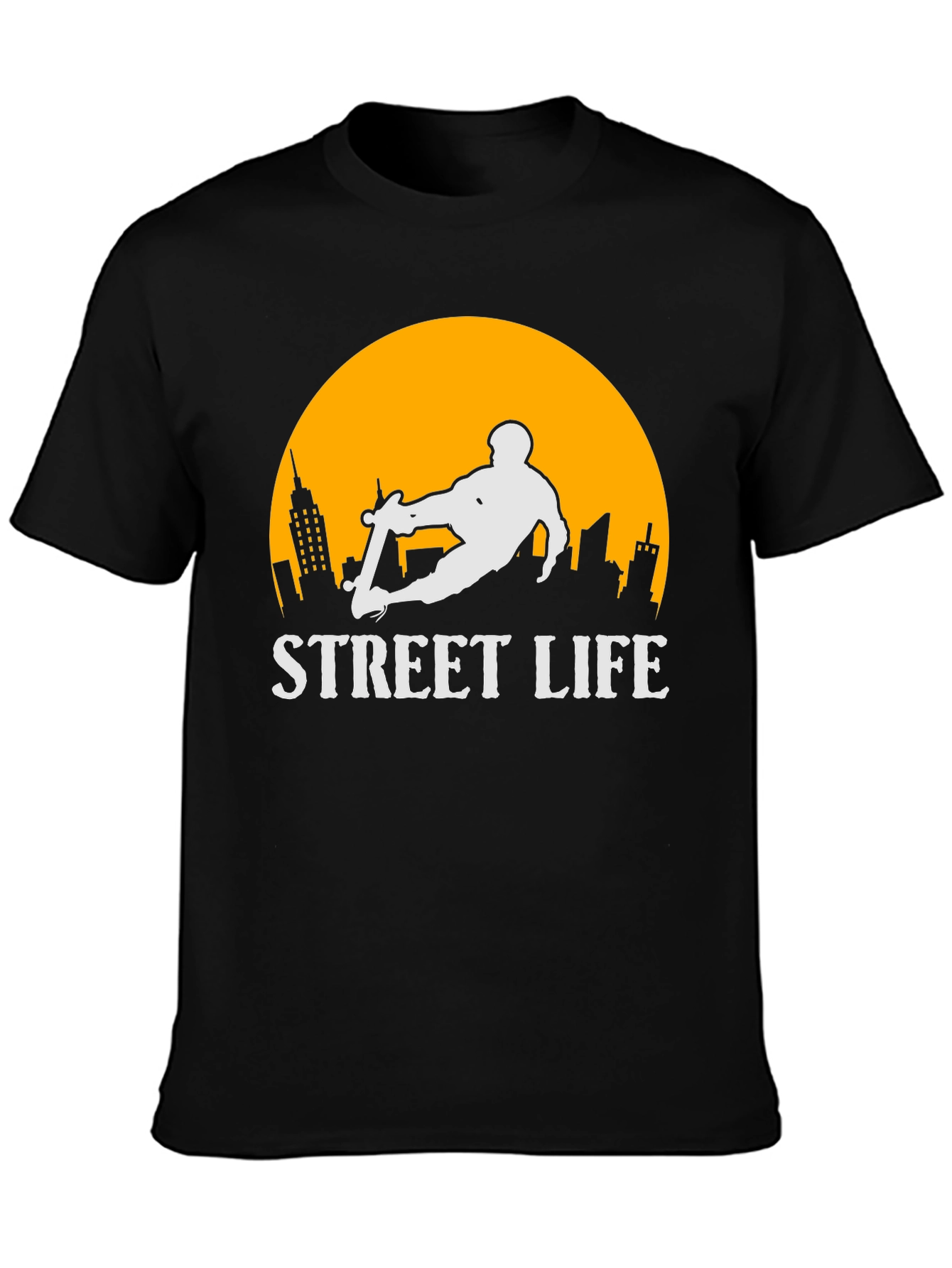 Street Life Skateboarder T-Shirt