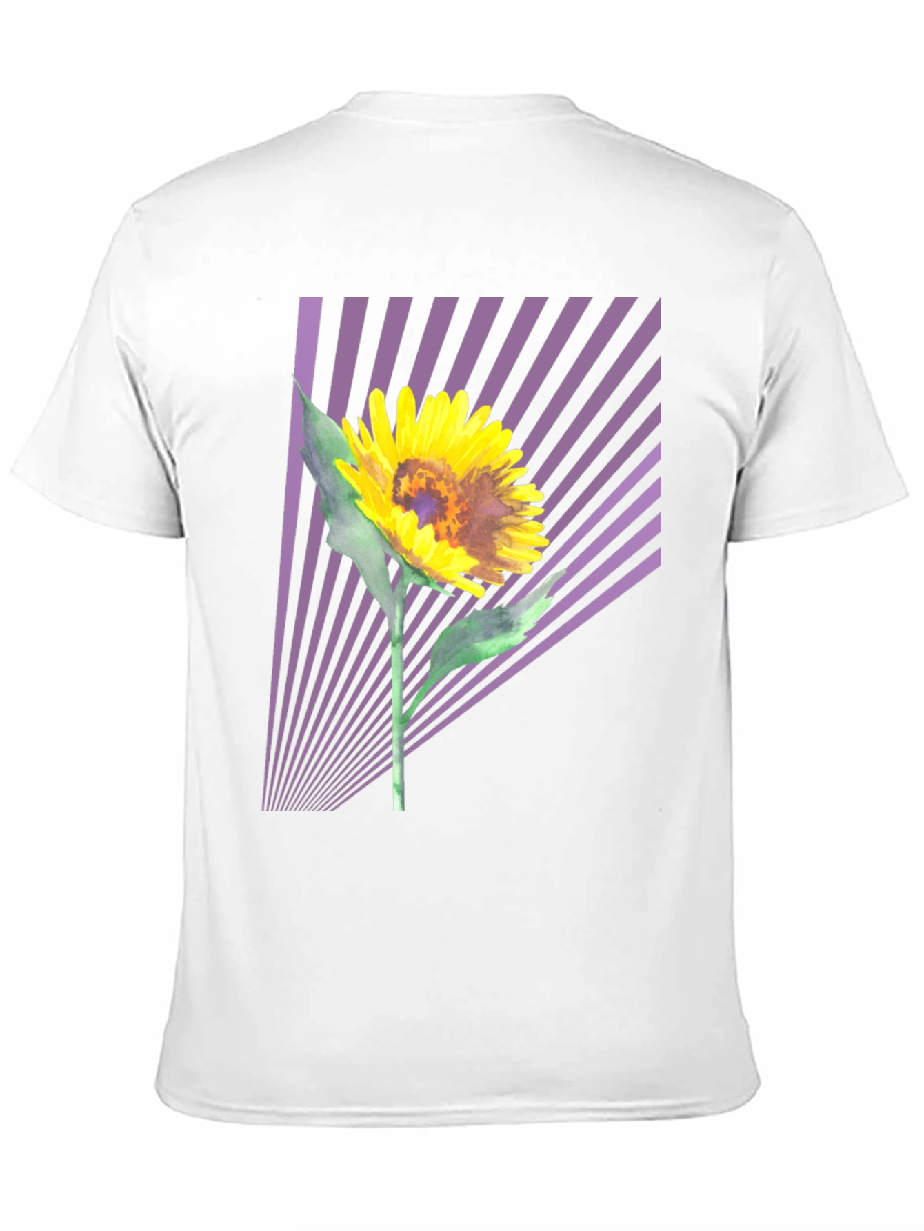 Sunflower Graphic Tee - Stylish Mens Black T-Shirt