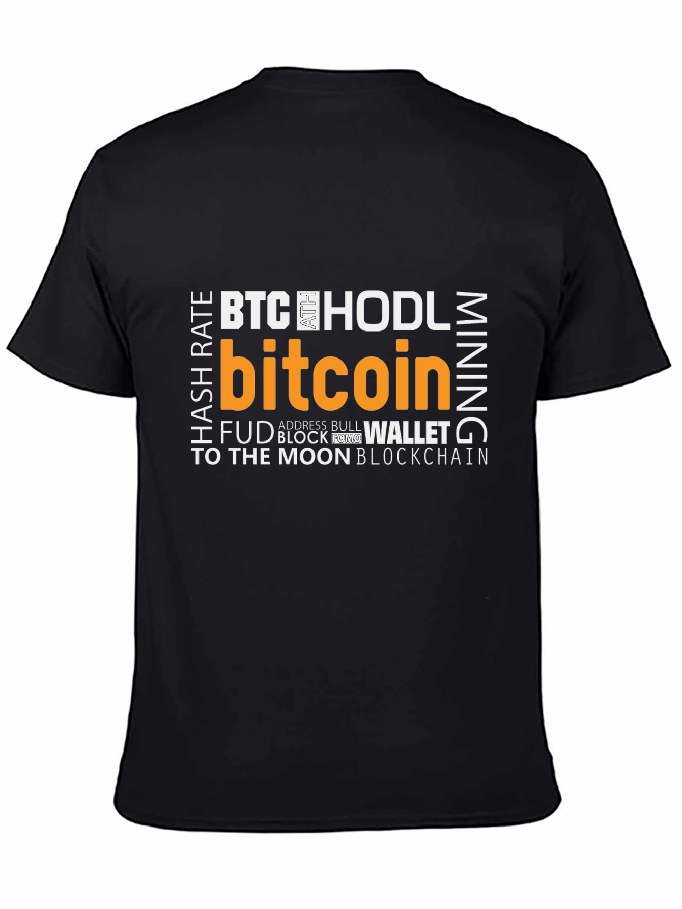 Bitcoin Crypto T-Shirt - BTC HODL Mining Design