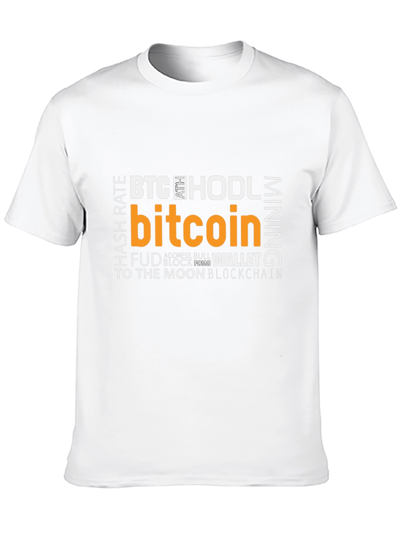 Bitcoin Crypto T-Shirt - BTC HODL Mining Design