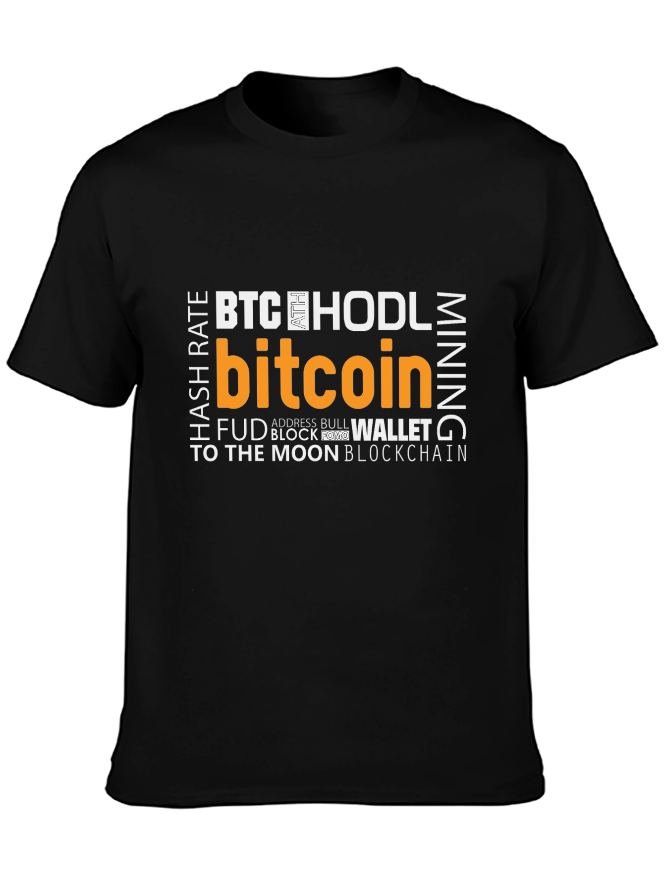 Bitcoin Crypto T-Shirt - BTC HODL Mining Design
