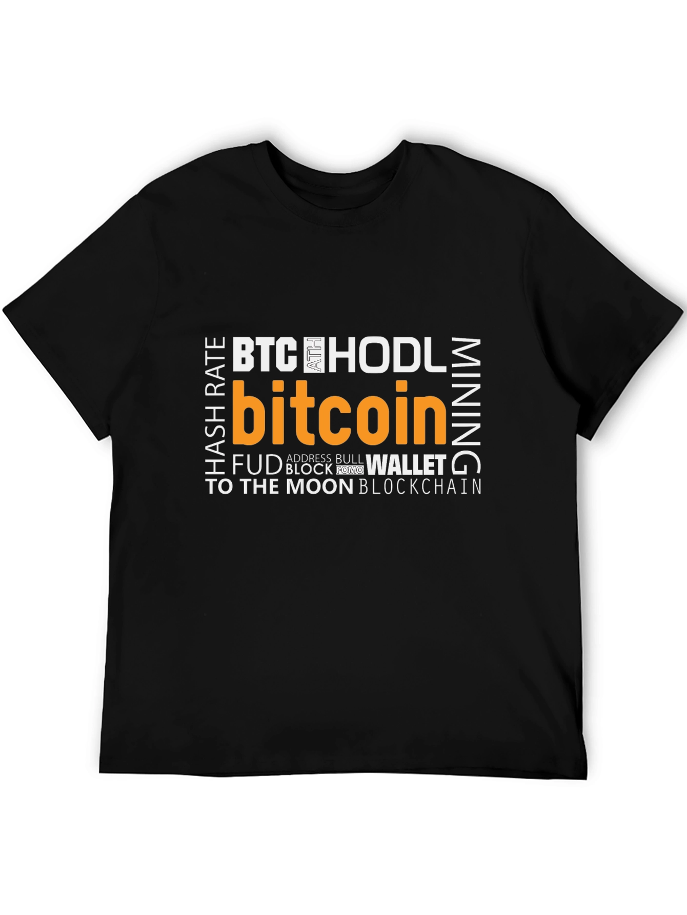Bitcoin Crypto T-Shirt - BTC HODL Mining Design