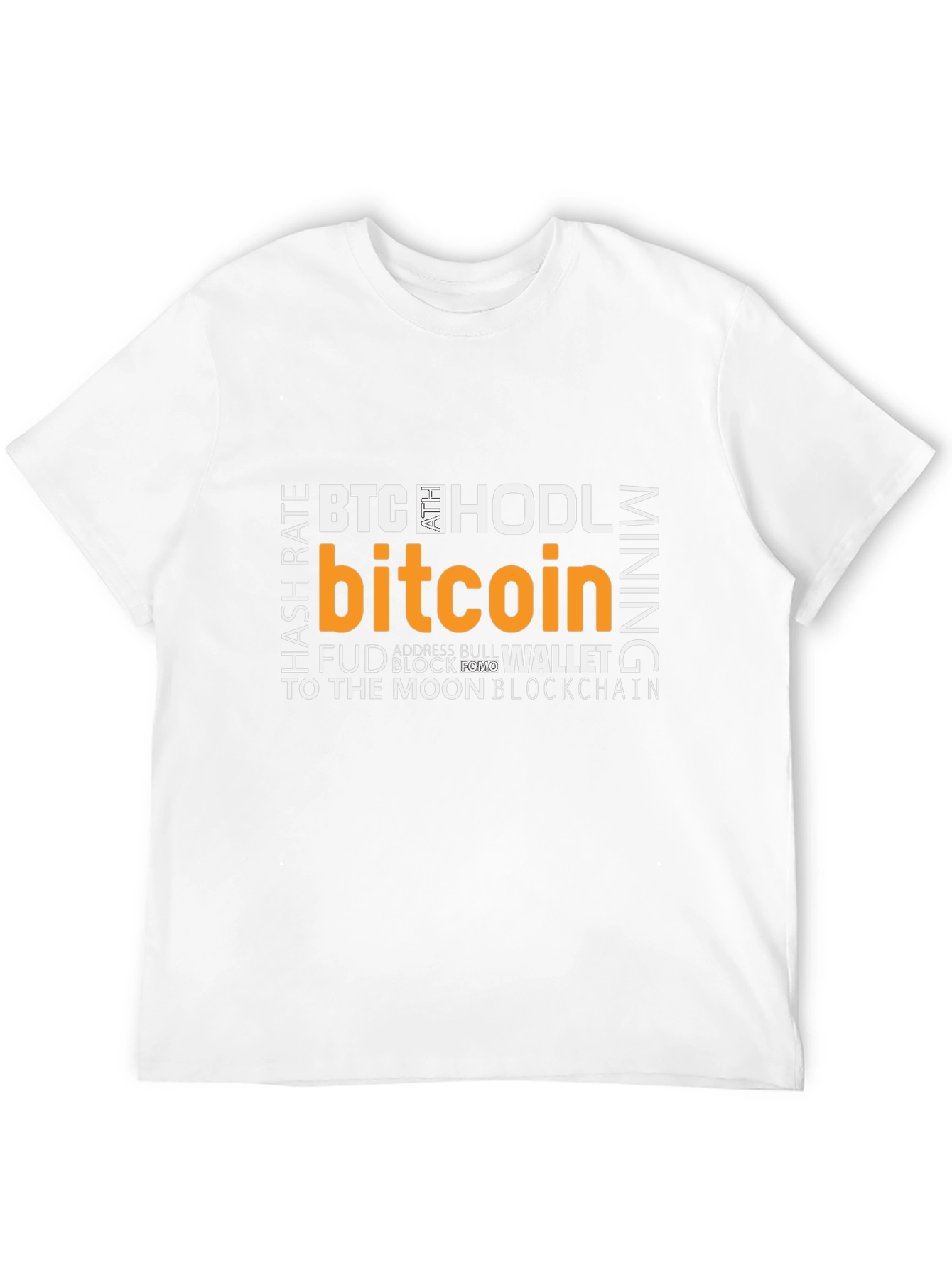 Bitcoin Crypto T-Shirt - BTC HODL Mining Design