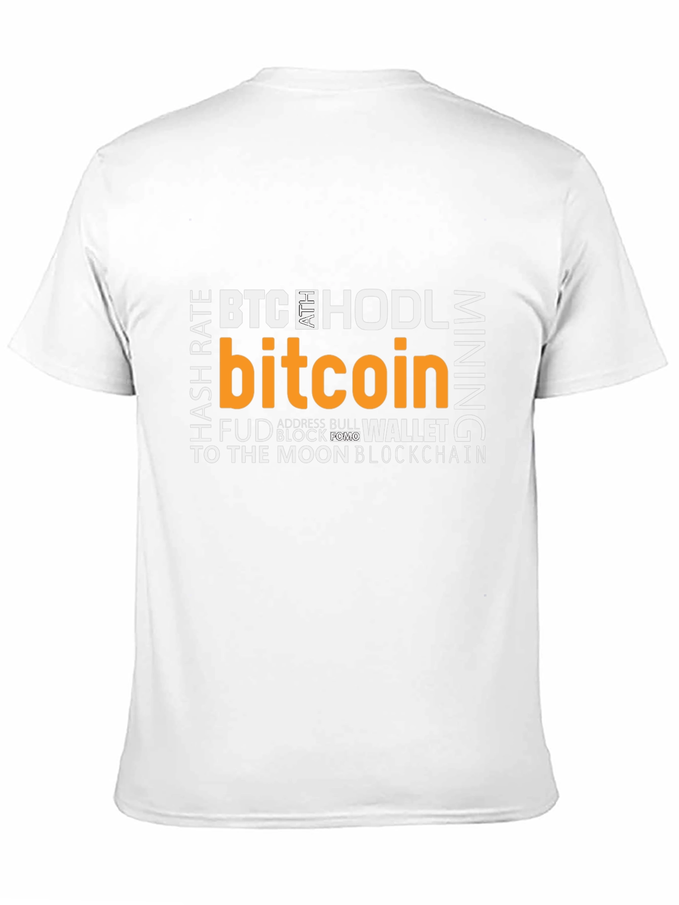 Bitcoin Crypto T-Shirt - BTC HODL Mining Design