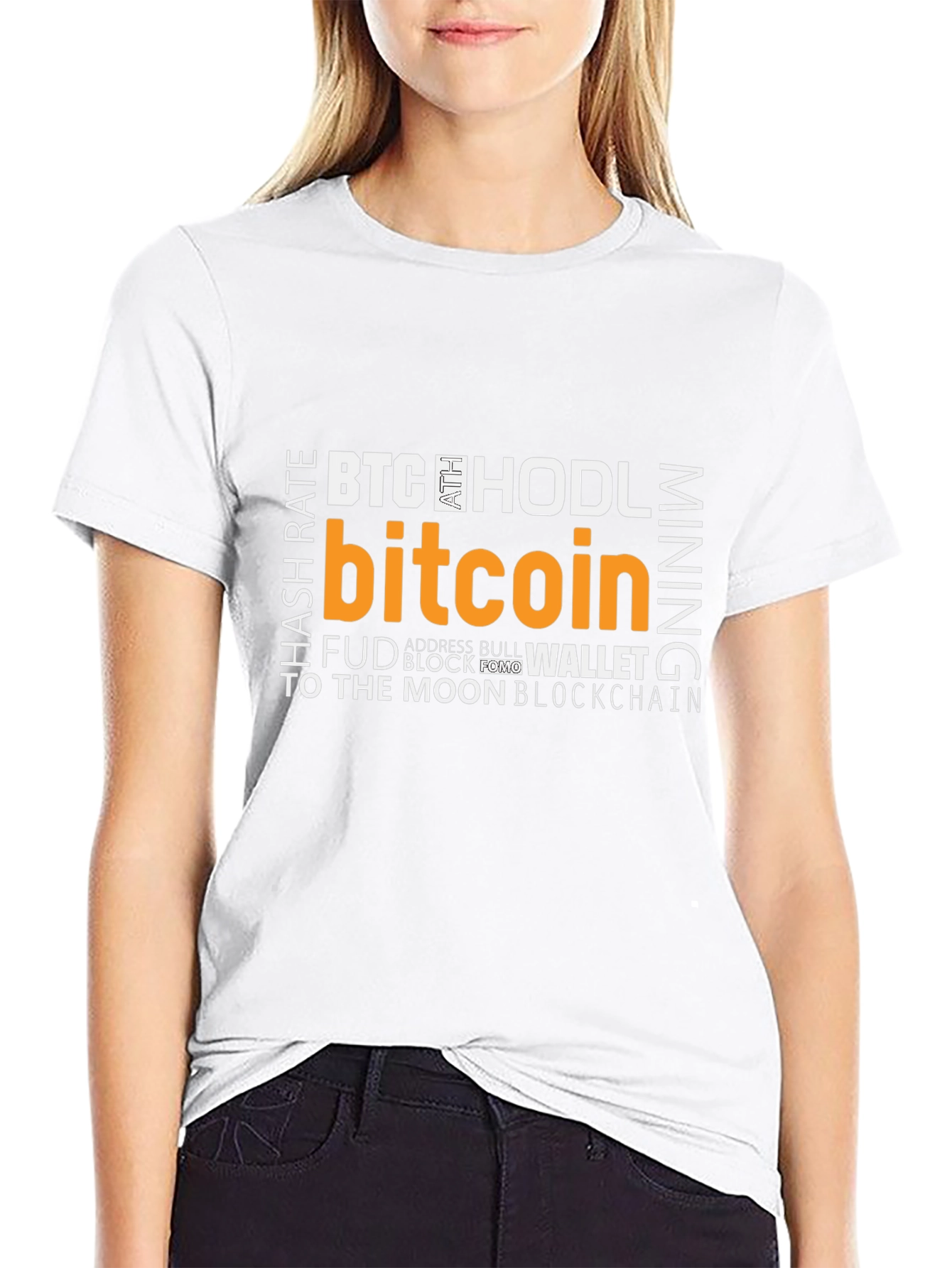Bitcoin Crypto T-Shirt - BTC HODL Mining Design