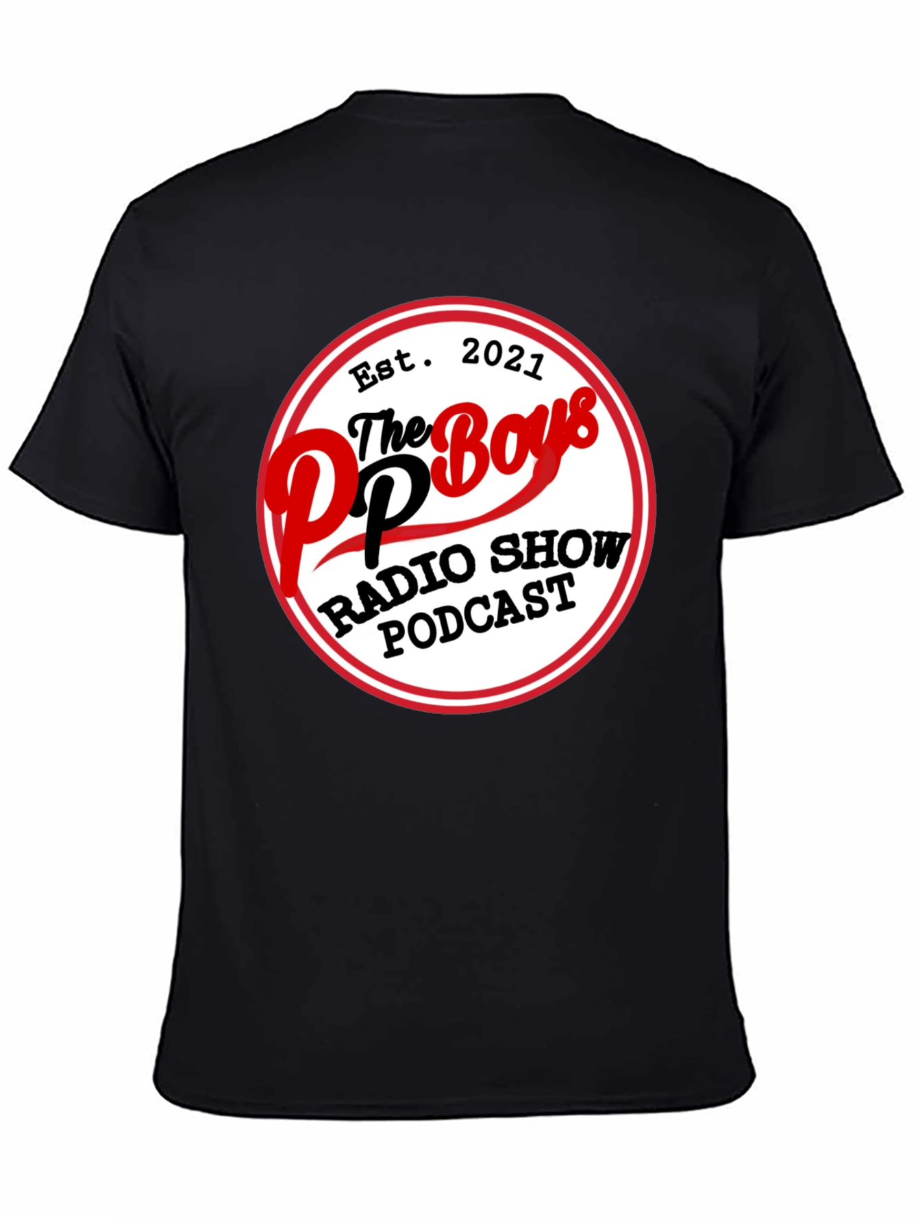 The Boys Radio Show Podcast Black T-Shirt