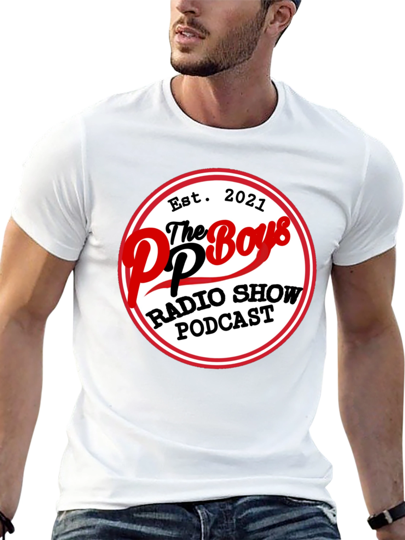 The Boys Radio Show Podcast Black T-Shirt