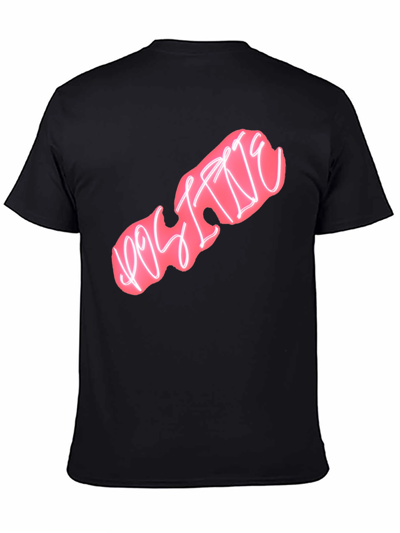Positive Vibes Black Tee