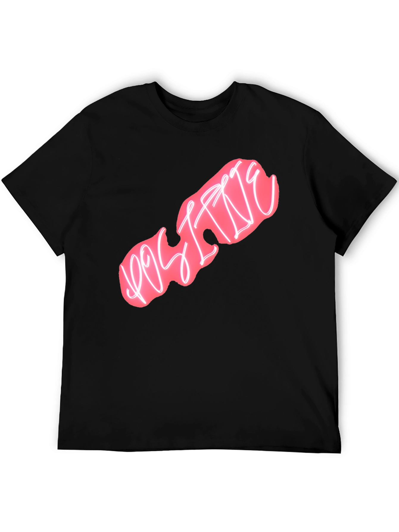 Positive Vibes Black Tee