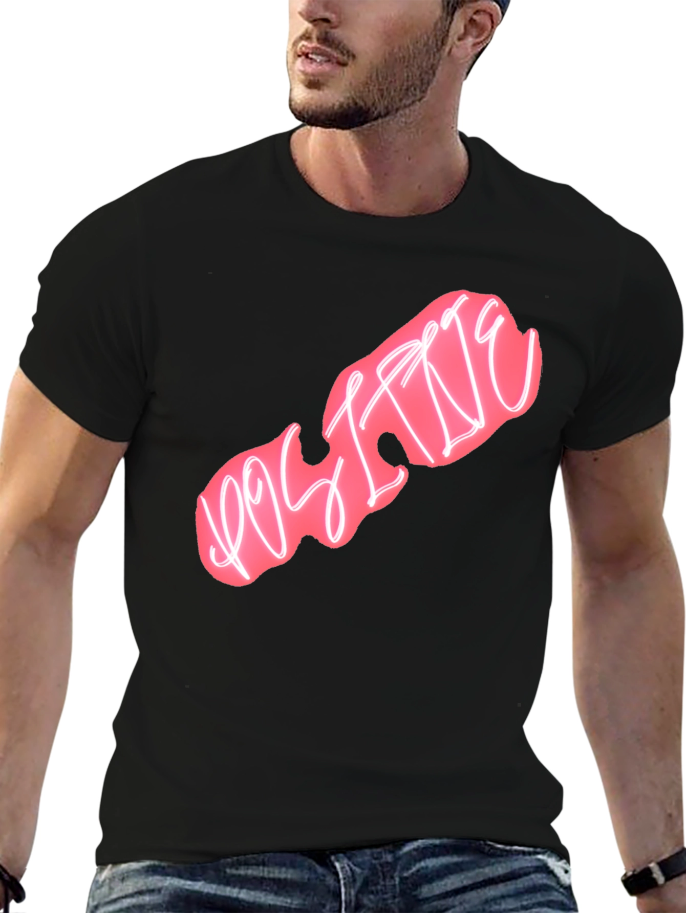 Positive Vibes Black Tee