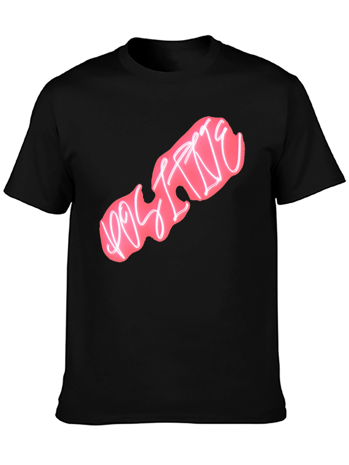 Positive Vibes Black Tee