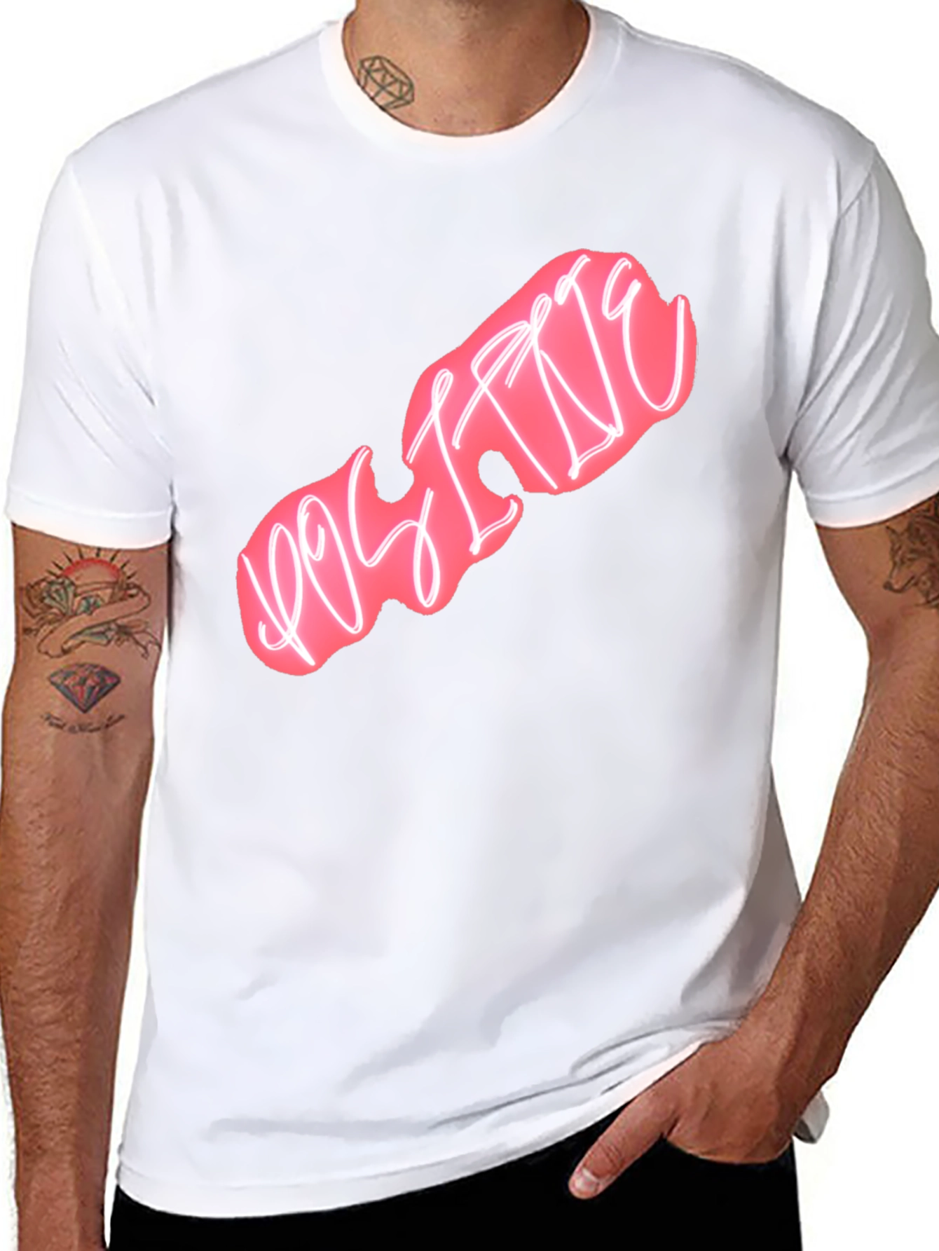 Positive Vibes Black Tee