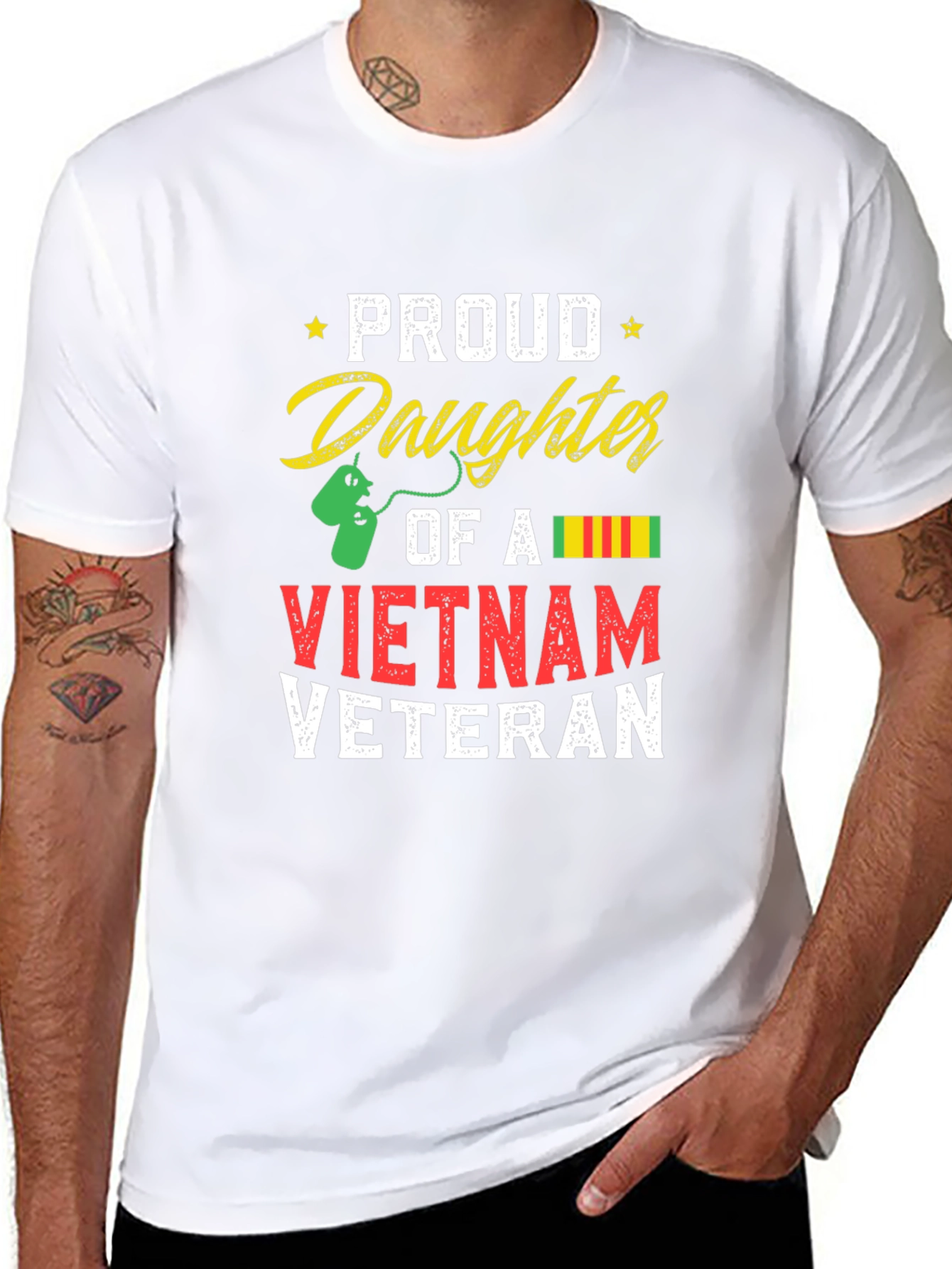 Proud Daughter Vietnam Veteran T-Shirt