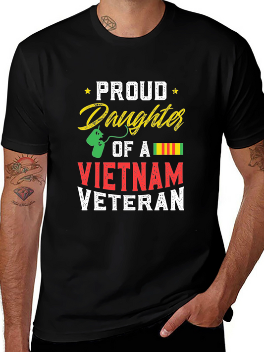 Proud Daughter Vietnam Veteran T-Shirt