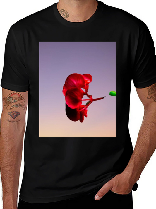 Abstract Floral T-Shirt - Bold Graphic Tee