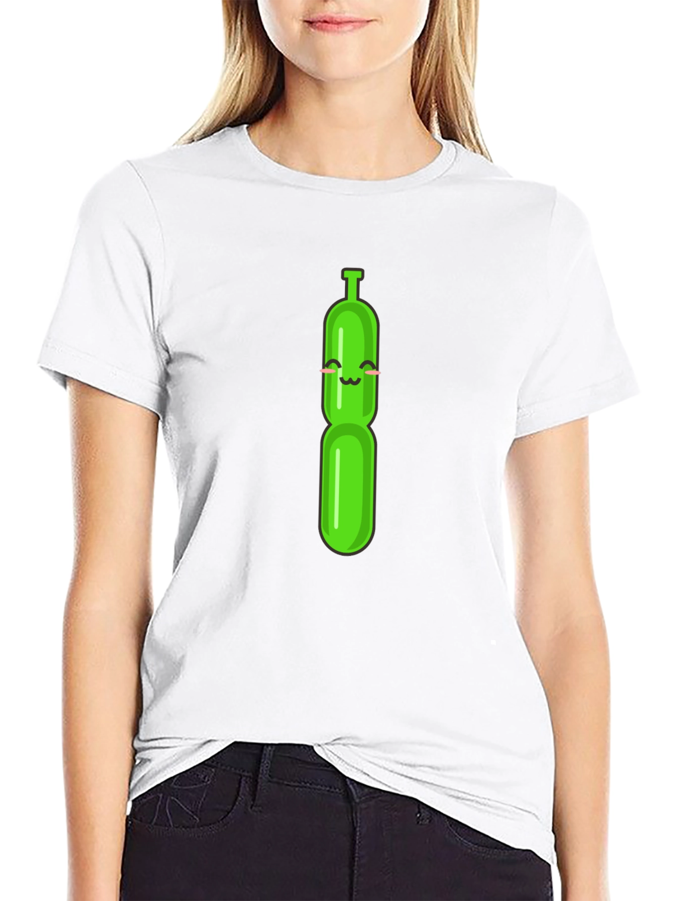 Fun Balloon Animal Graphic Tee - Black