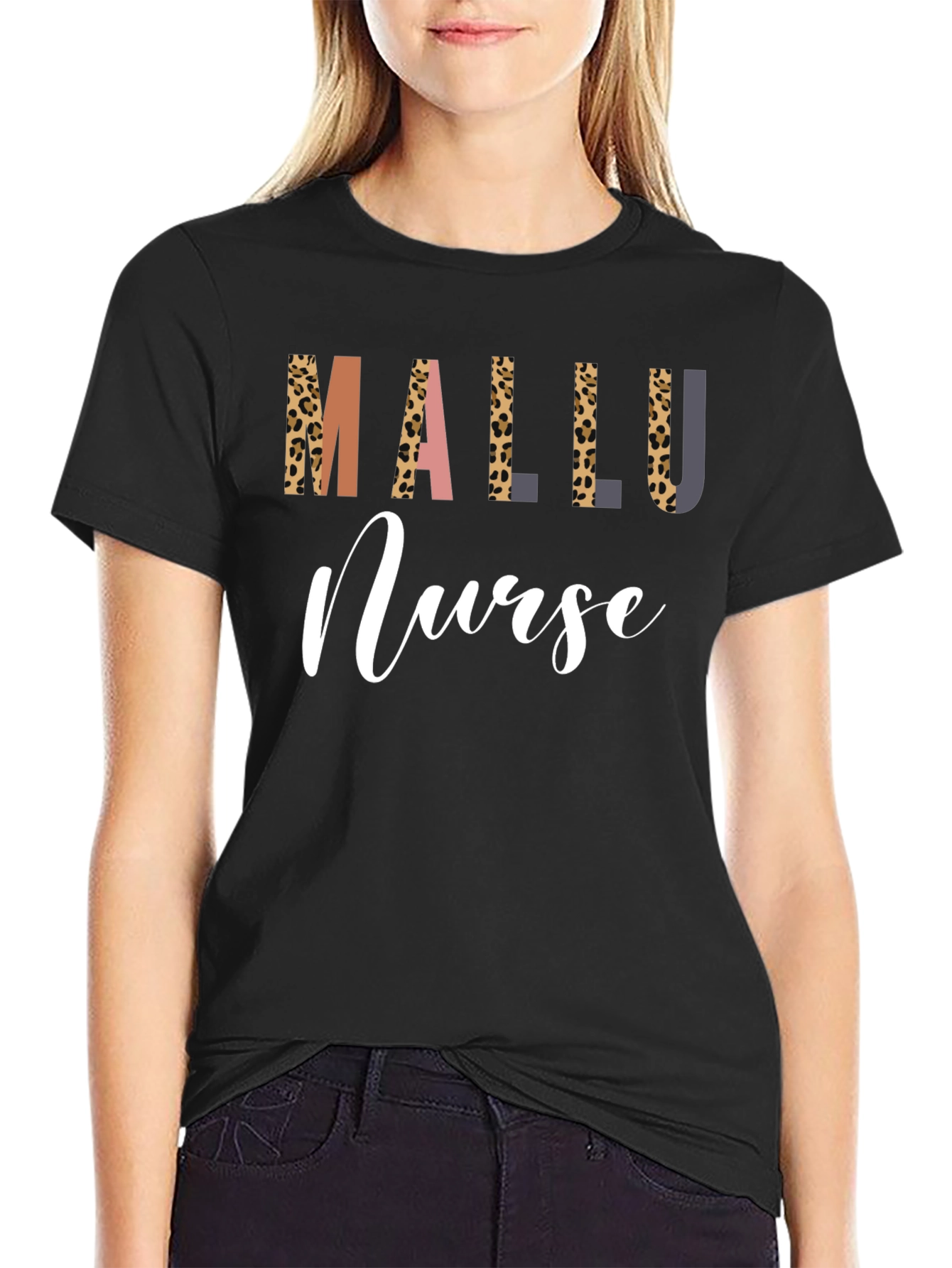 Mallu Nurse Graphic Tee - Stylish & Comfortable