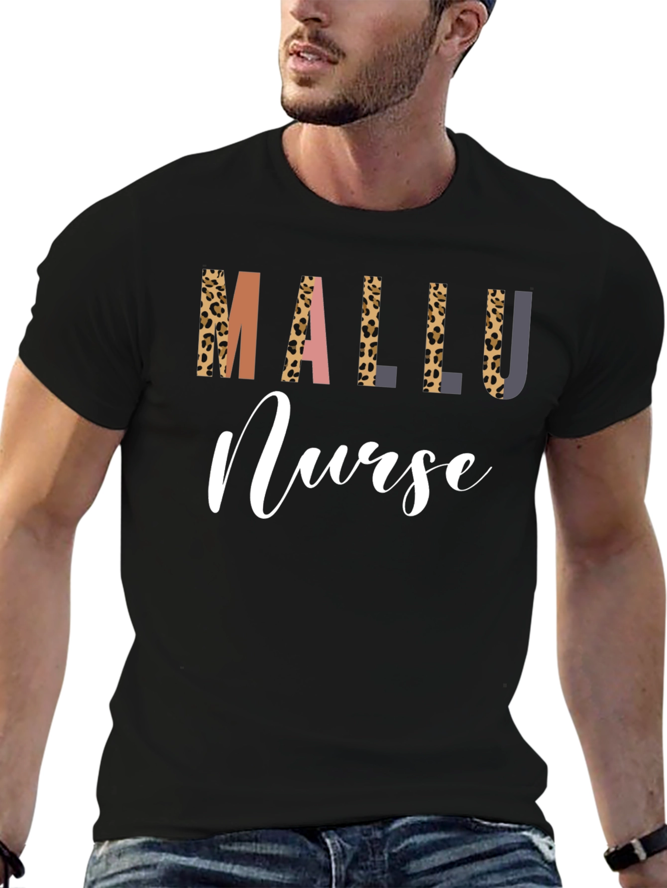 Mallu Nurse Graphic Tee - Stylish & Comfortable