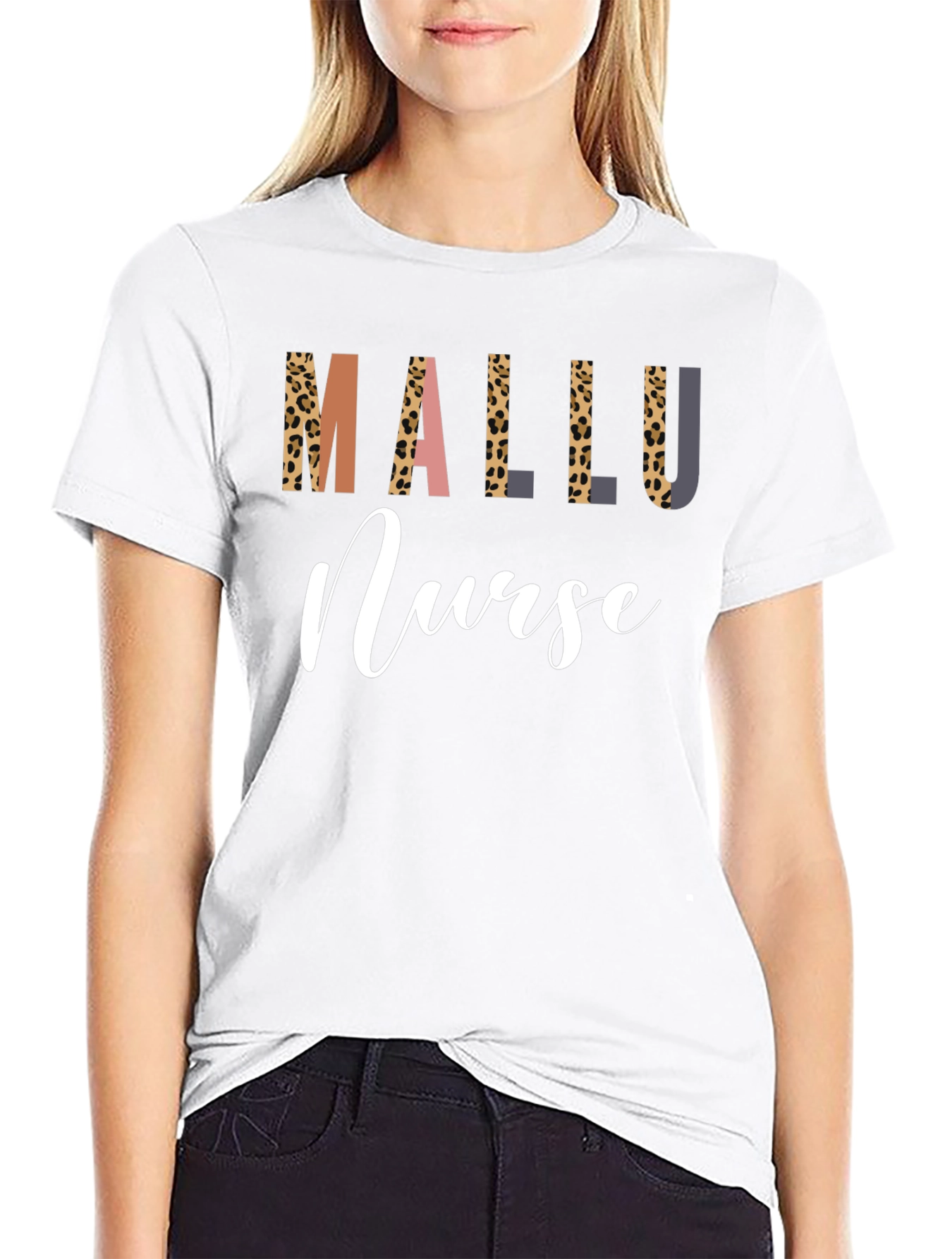 Mallu Nurse Graphic Tee - Stylish & Comfortable