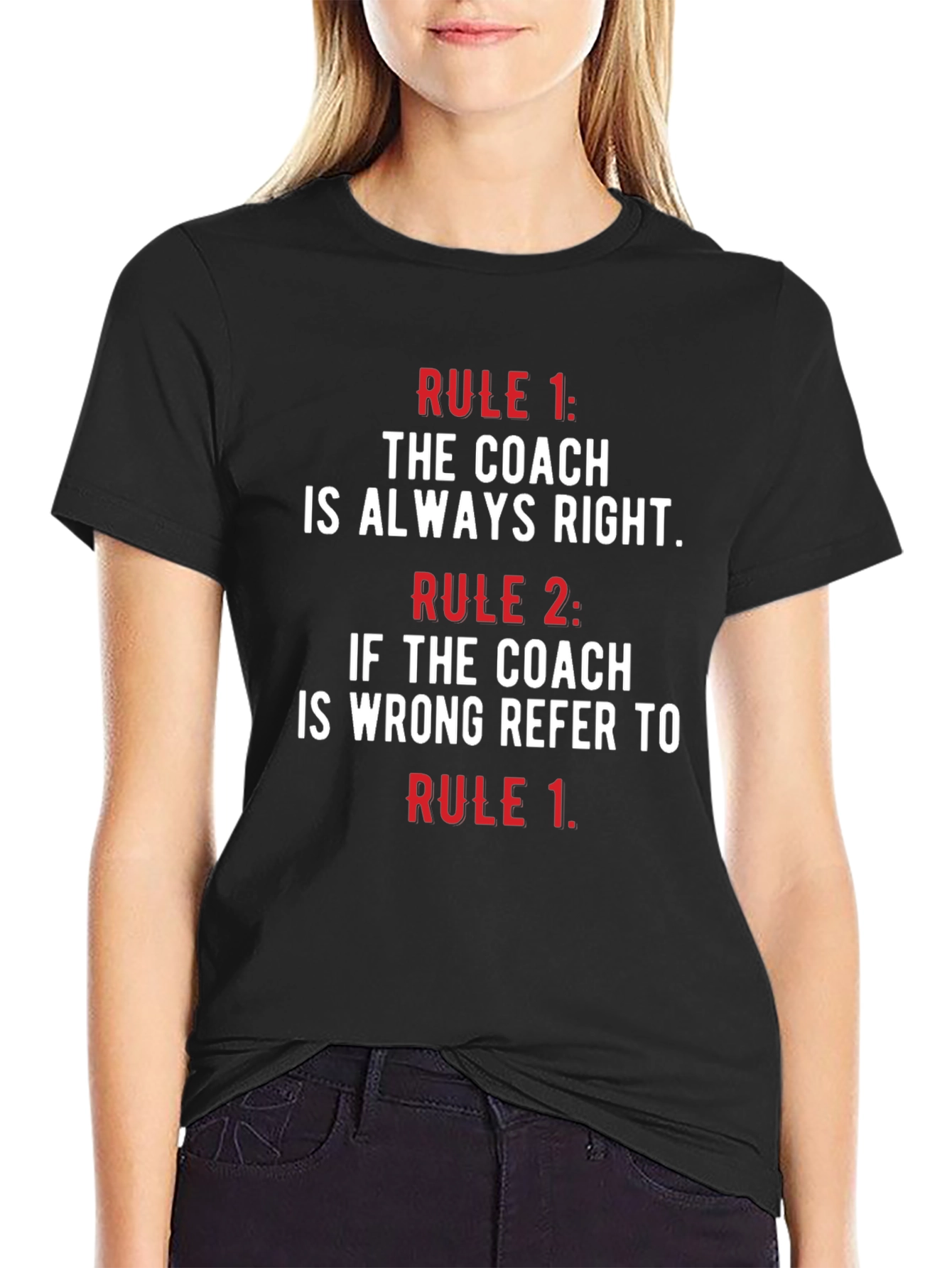 Coach Rules T-Shirt - Funny Coaching Gift