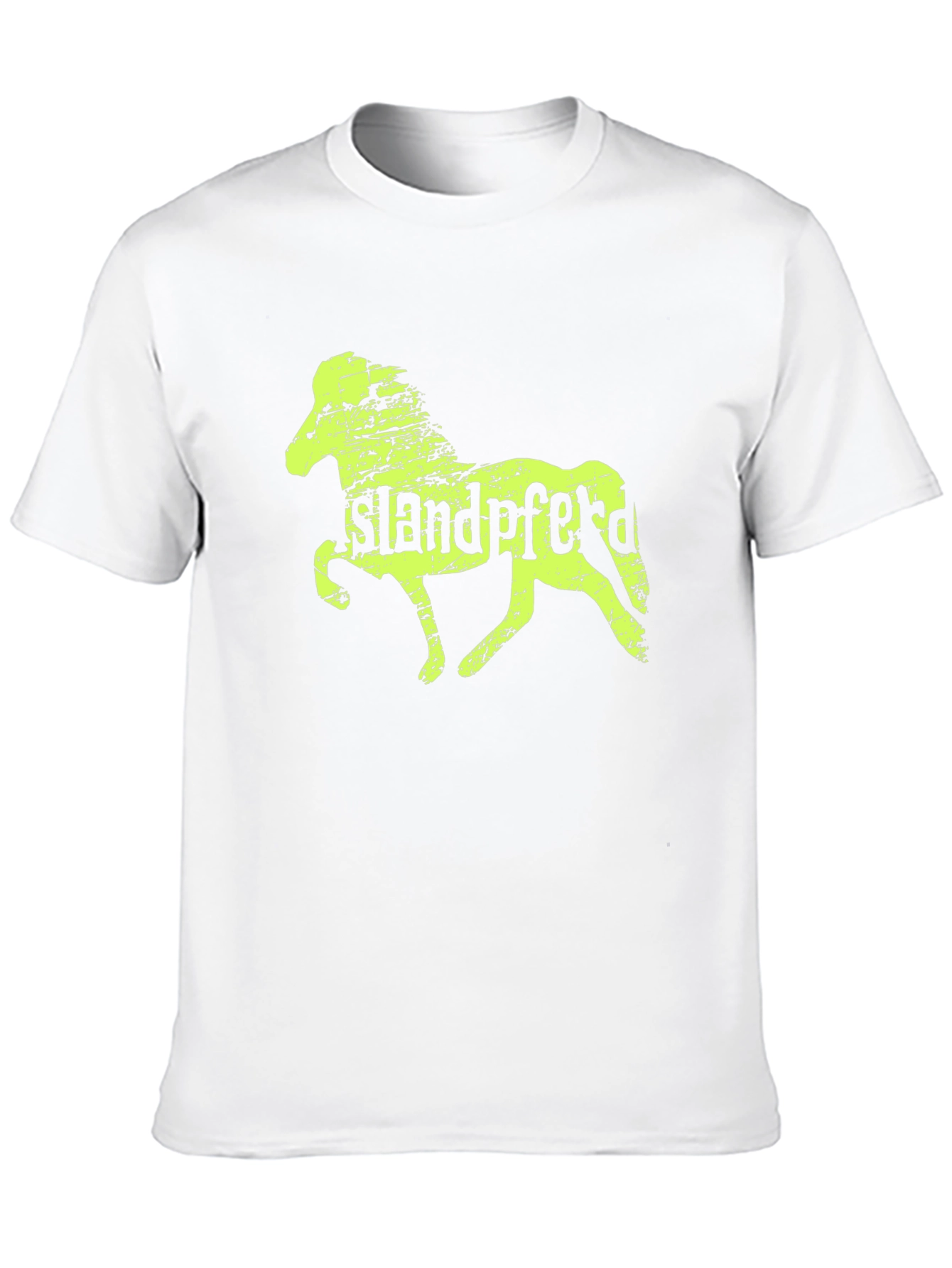 Icelandic Horse Graphic Tee - Mens Black T-Shirt