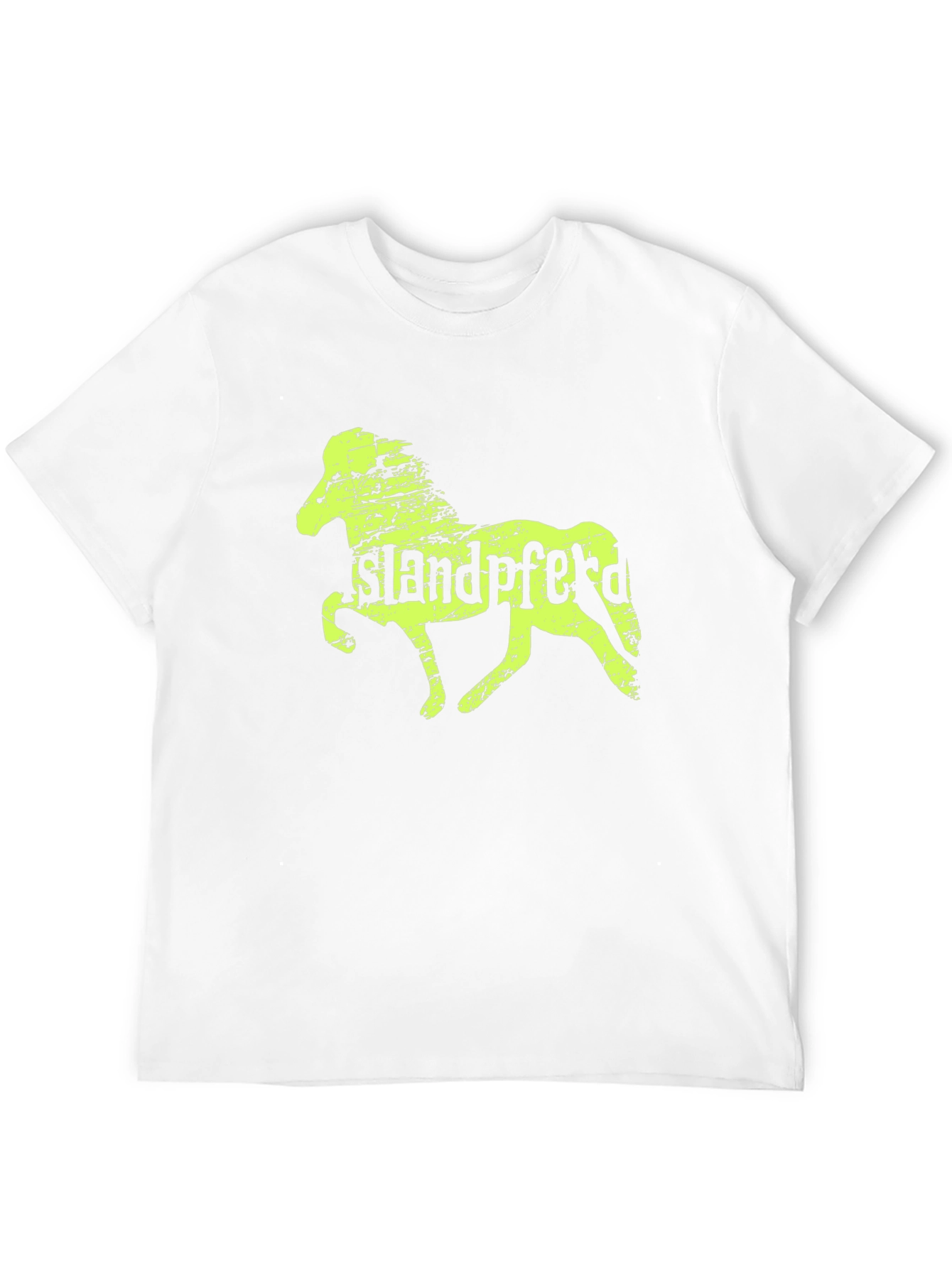 Icelandic Horse Graphic Tee - Mens Black T-Shirt