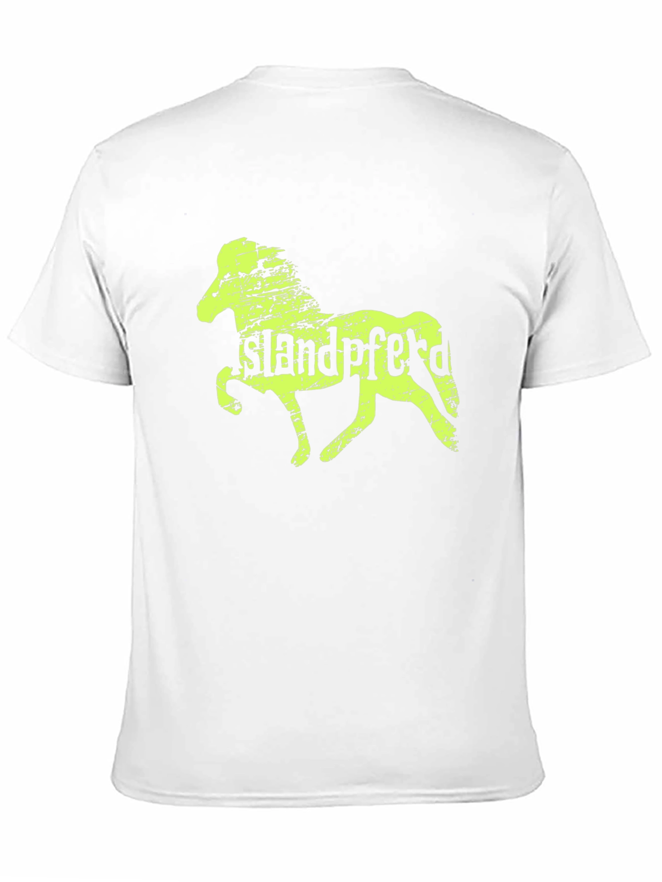 Icelandic Horse Graphic Tee - Mens Black T-Shirt