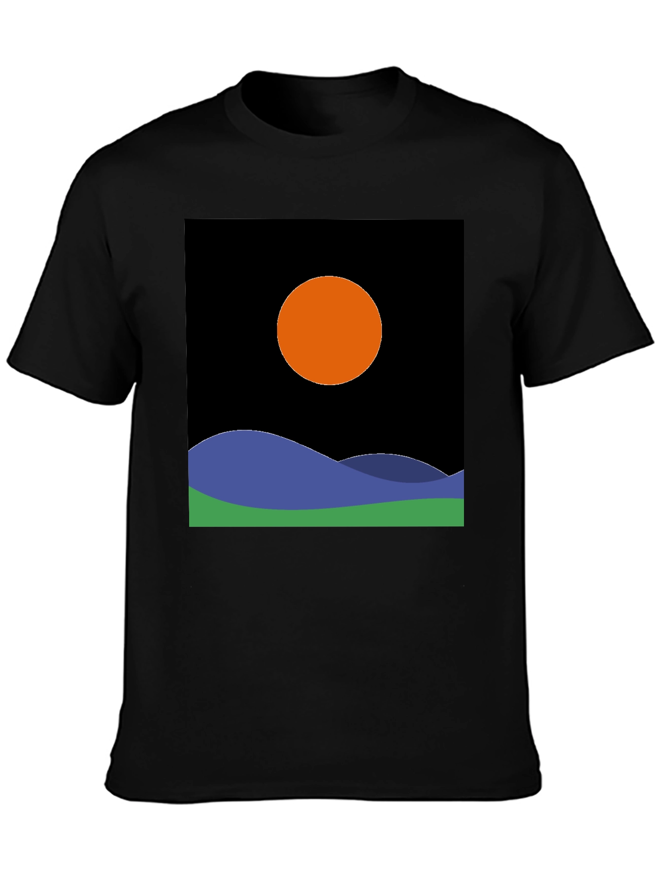 Sunset Graphic Tee - Minimalist Design T-Shirt