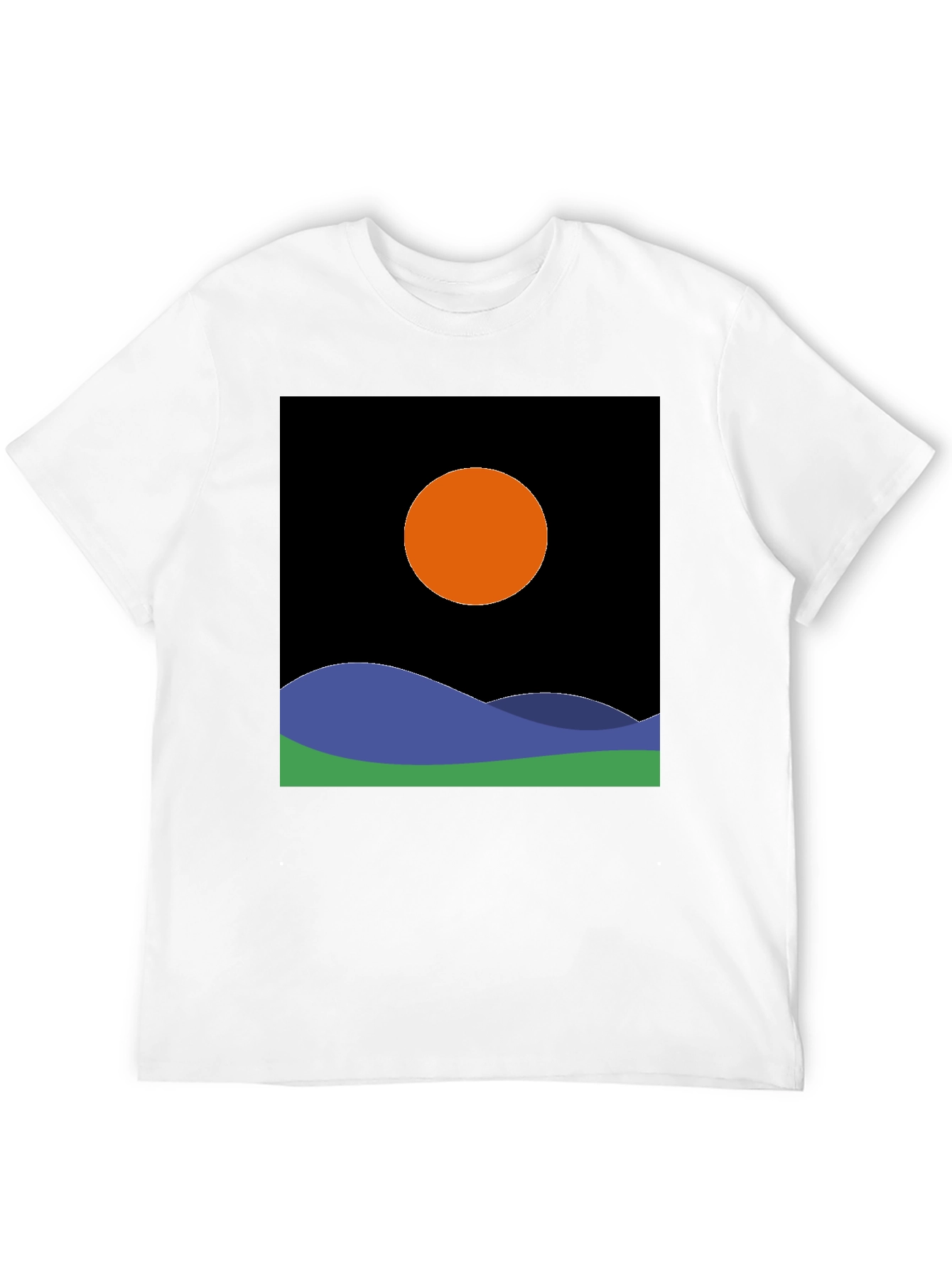 Sunset Graphic Tee - Minimalist Design T-Shirt