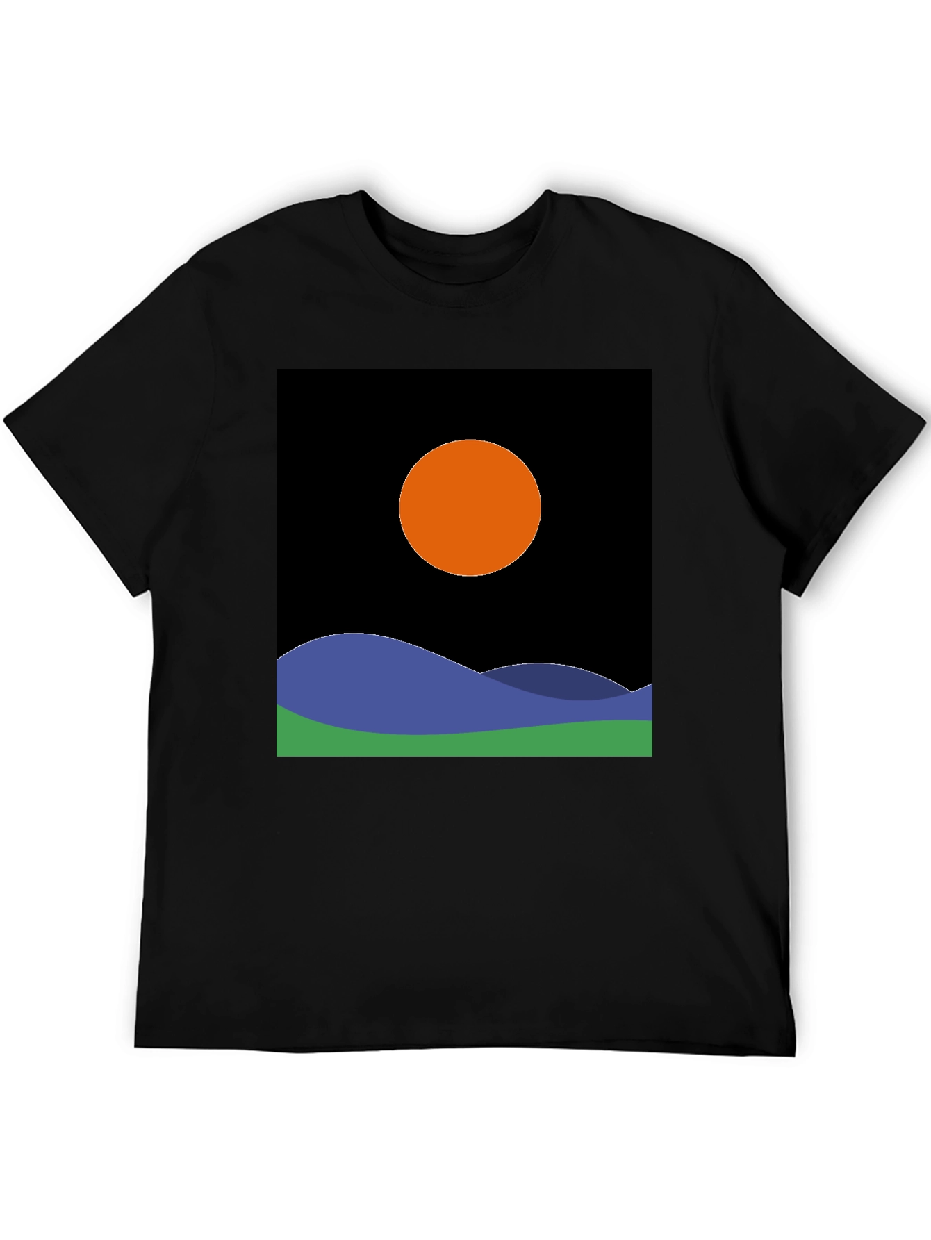 Sunset Graphic Tee - Minimalist Design T-Shirt