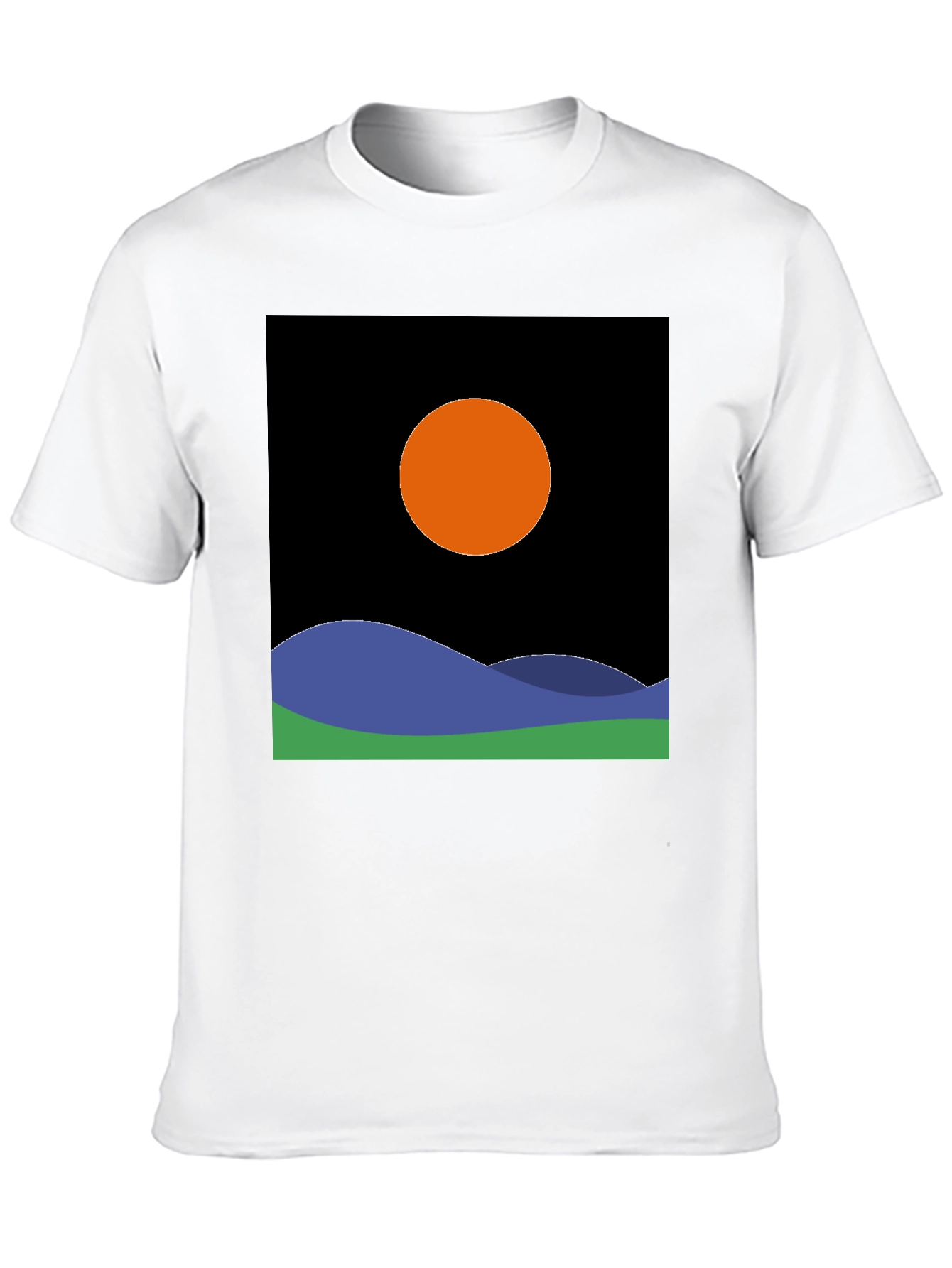 Sunset Graphic Tee - Minimalist Design T-Shirt