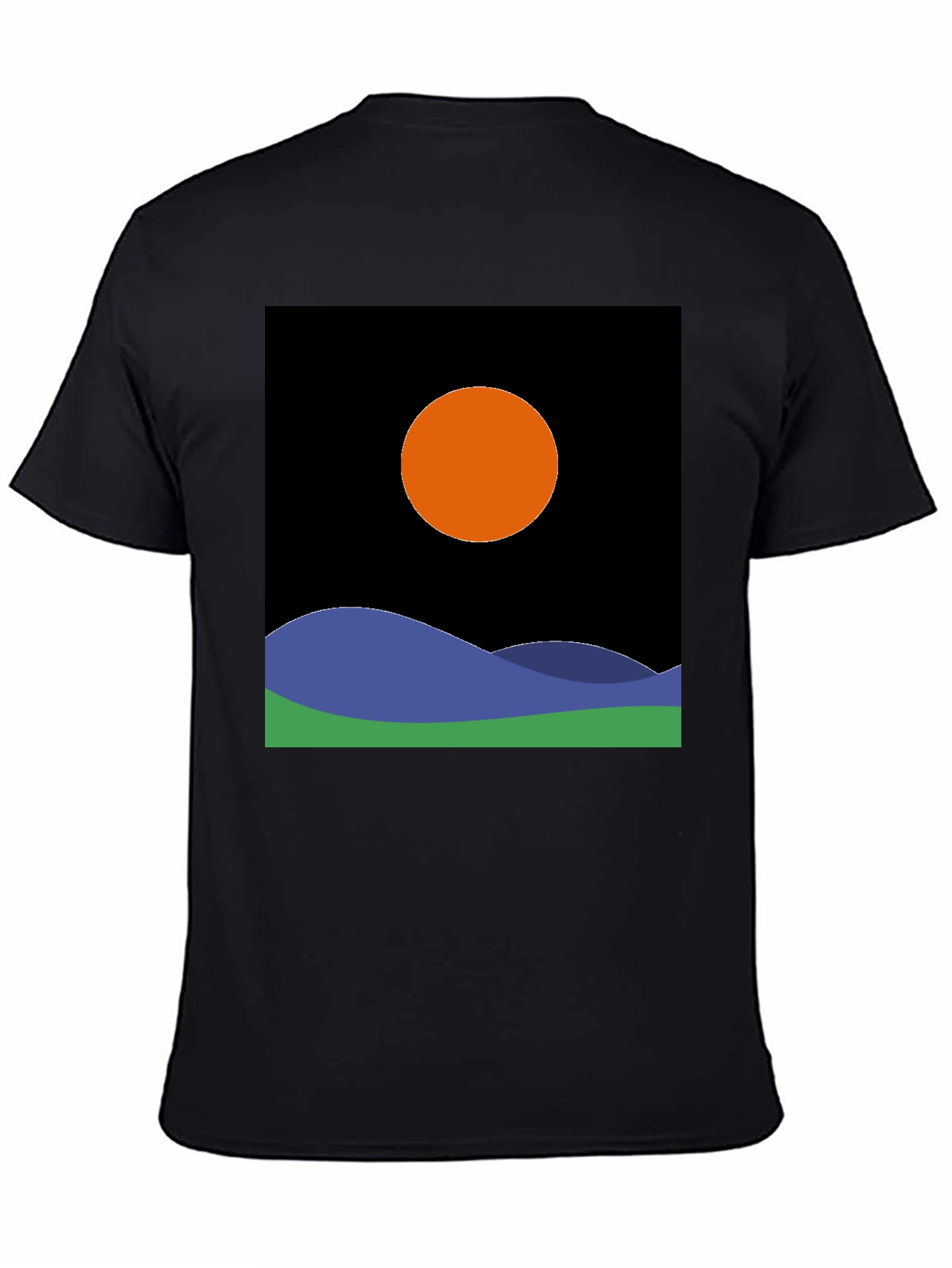 Sunset Graphic Tee - Minimalist Design T-Shirt