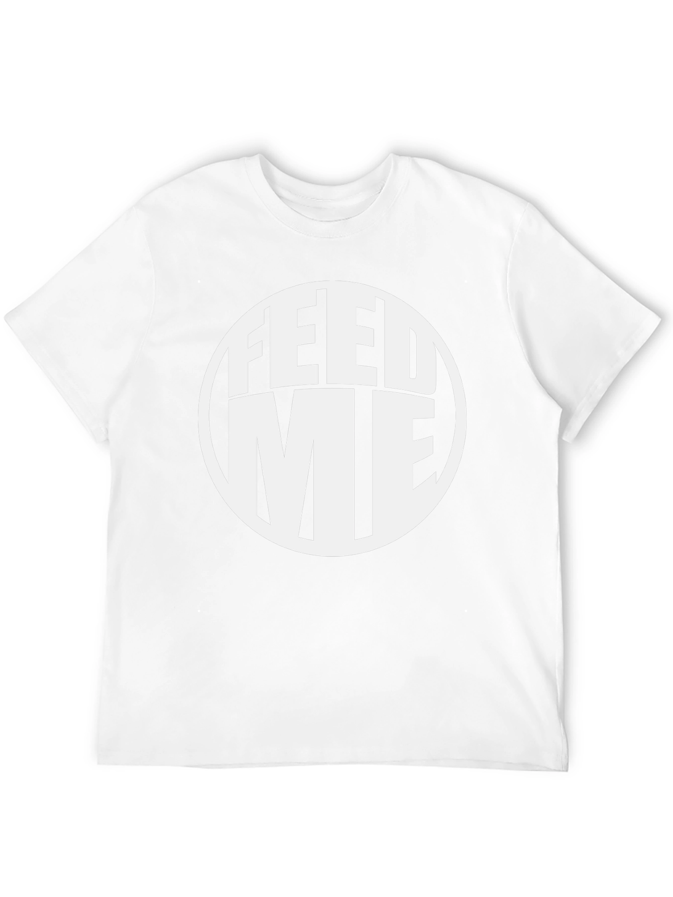 Feed Me Graphic Tee - Black Casual T-Shirt