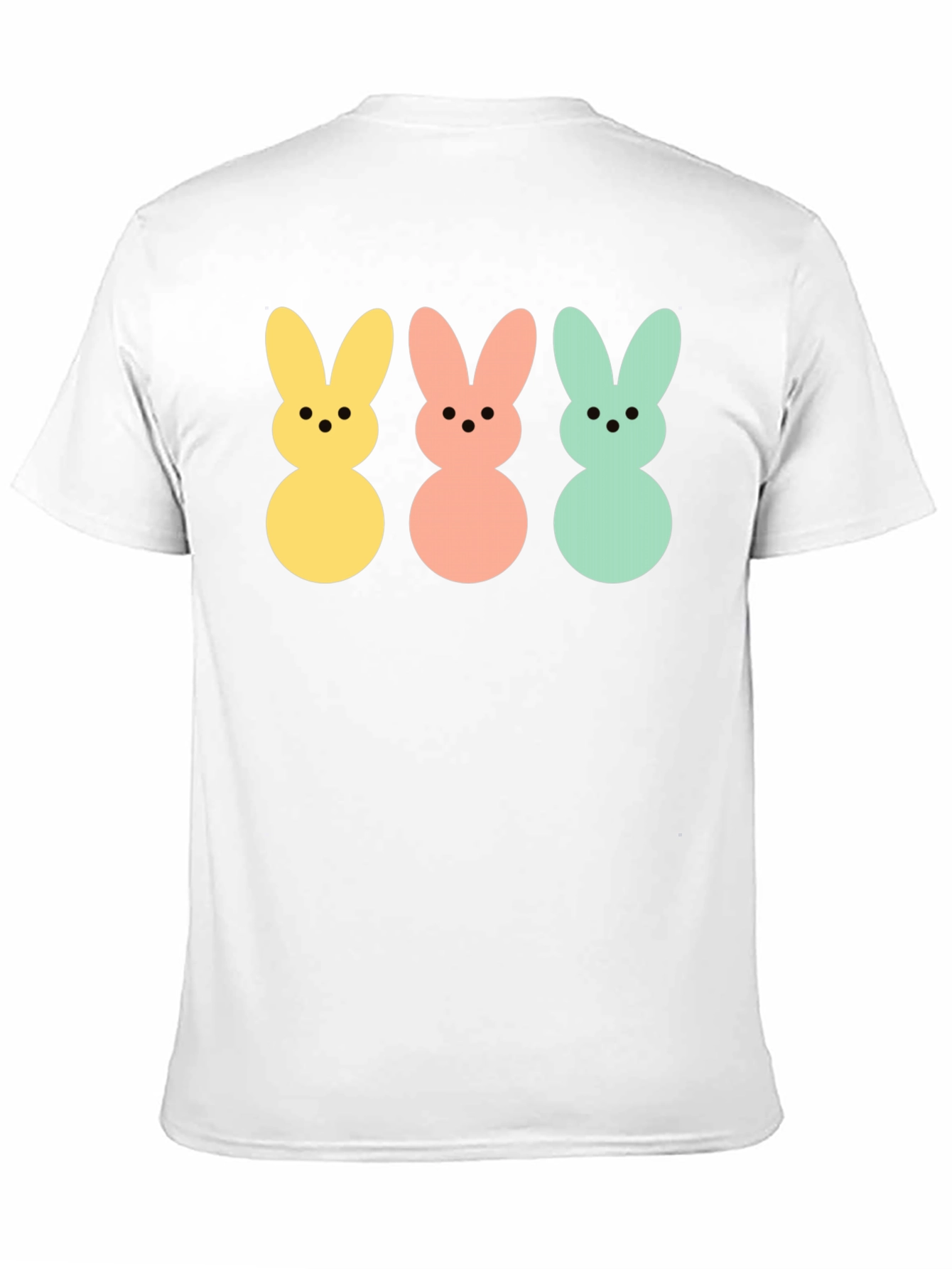 Easter Bunny Peeps Graphic Tee - Black