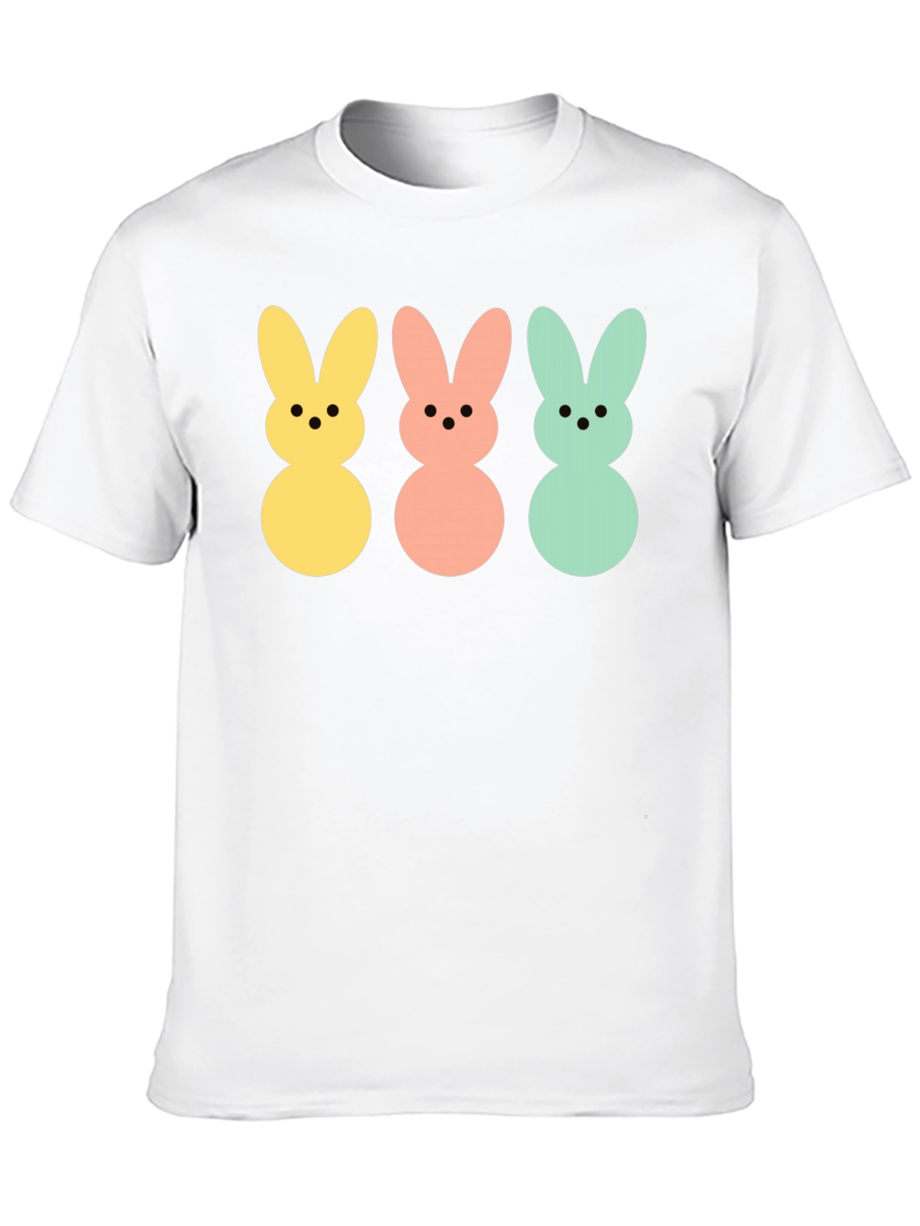 Easter Bunny Peeps Graphic Tee - Black