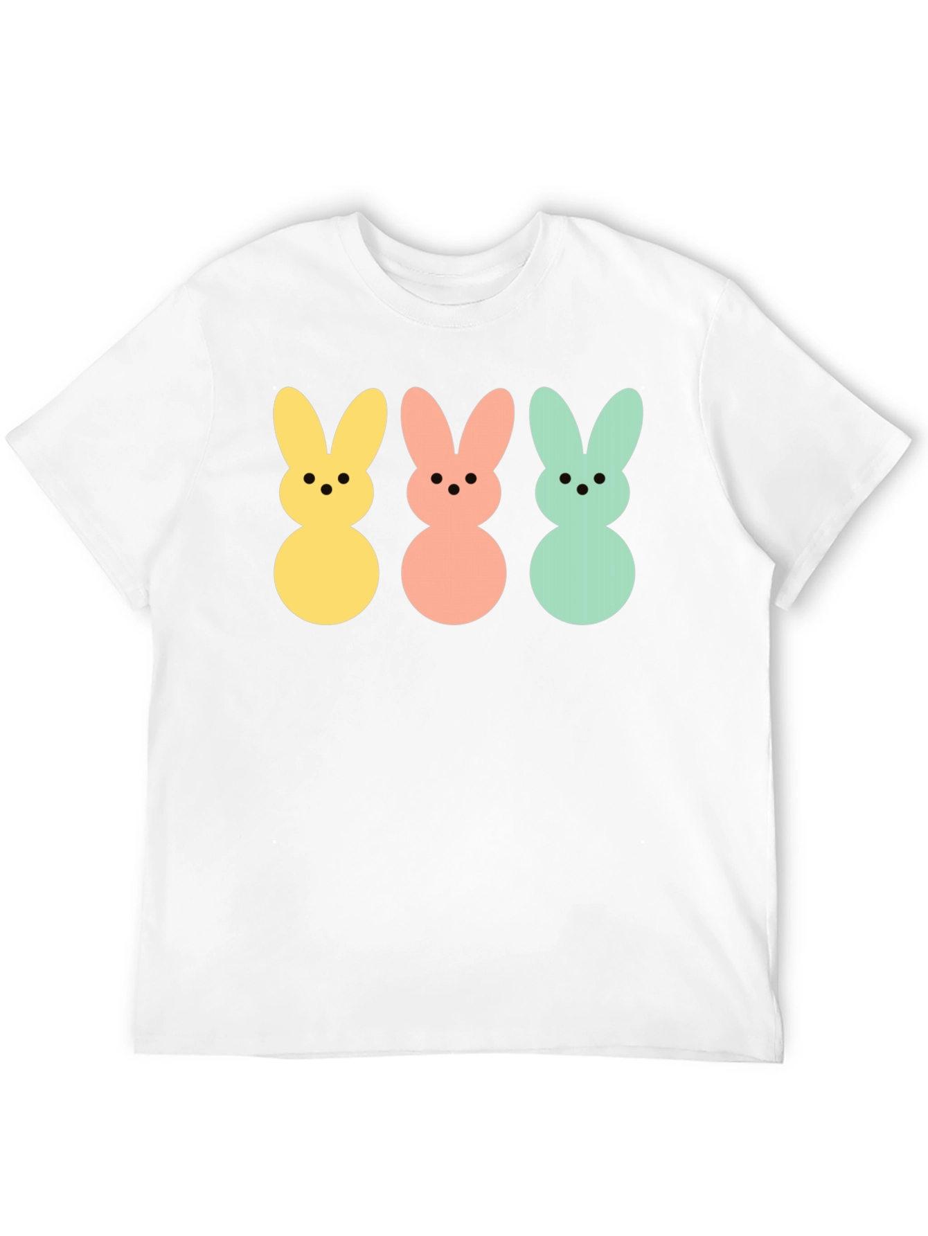 Easter Bunny Peeps Graphic Tee - Black