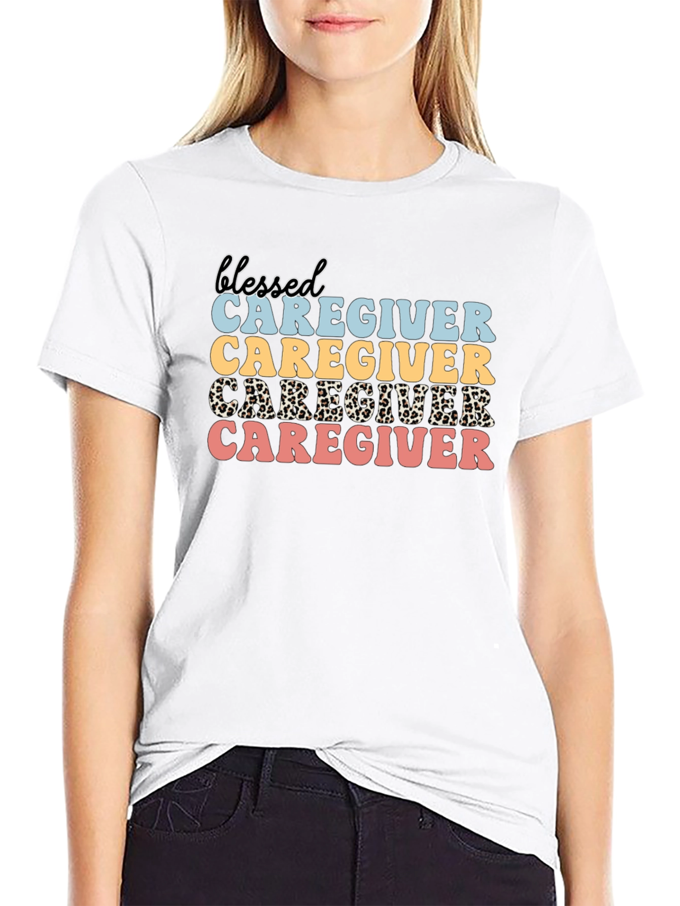 Blessed Caregiver T-Shirt - Stylish & Comfortable