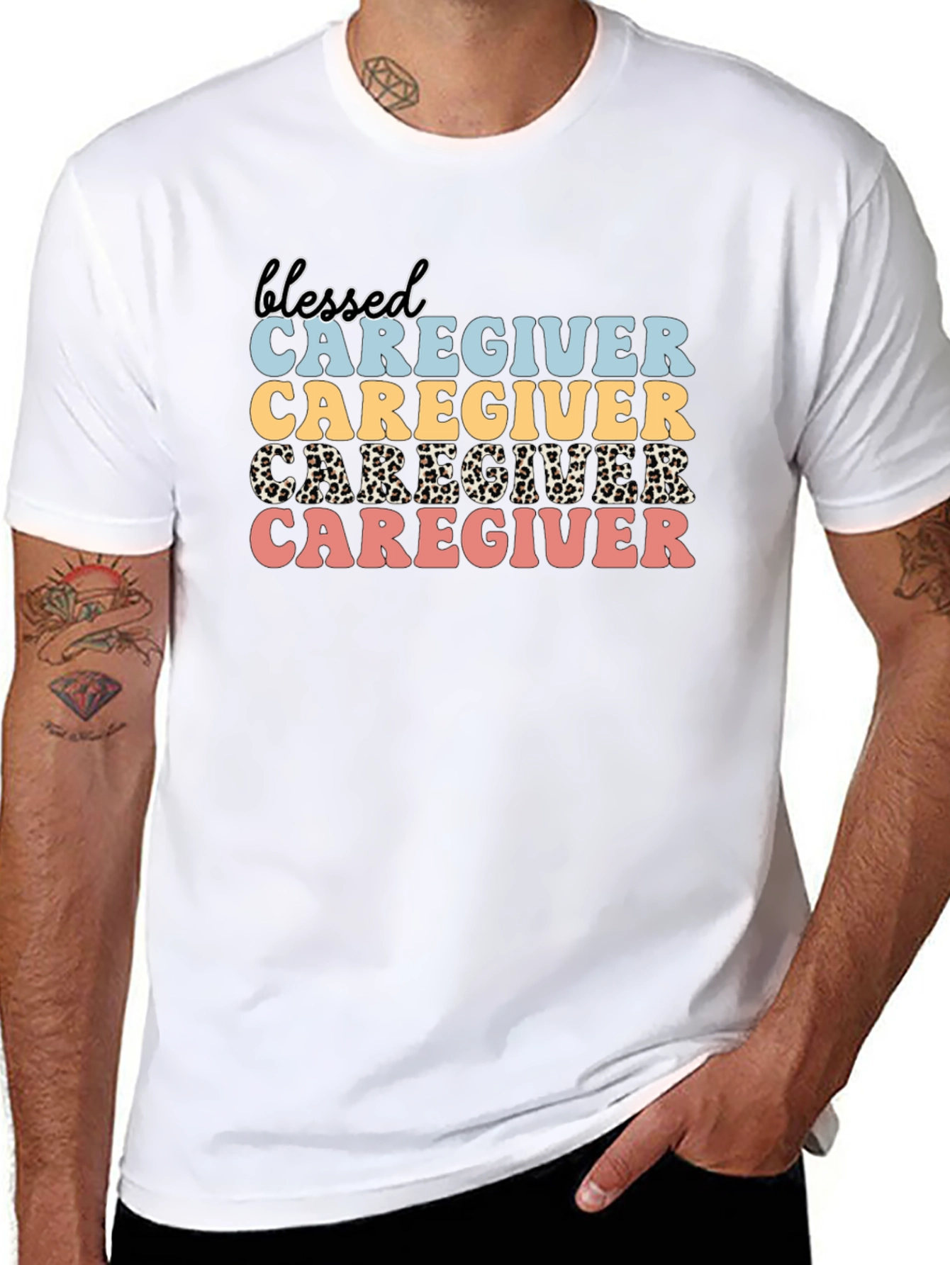 Blessed Caregiver T-Shirt - Stylish & Comfortable