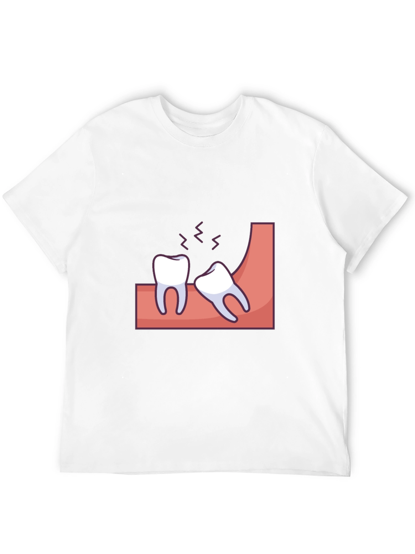 Wisdom Teeth Graphic Tee - Black Cotton T-Shirt