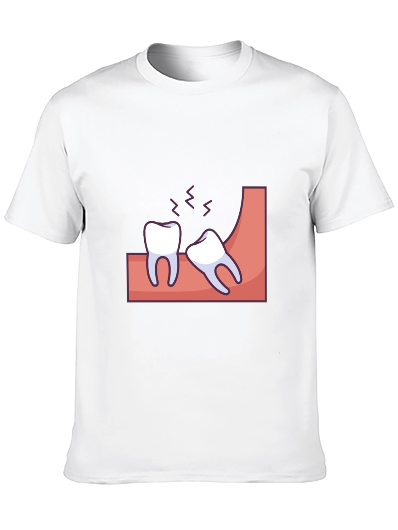 Wisdom Teeth Graphic Tee - Black Cotton T-Shirt