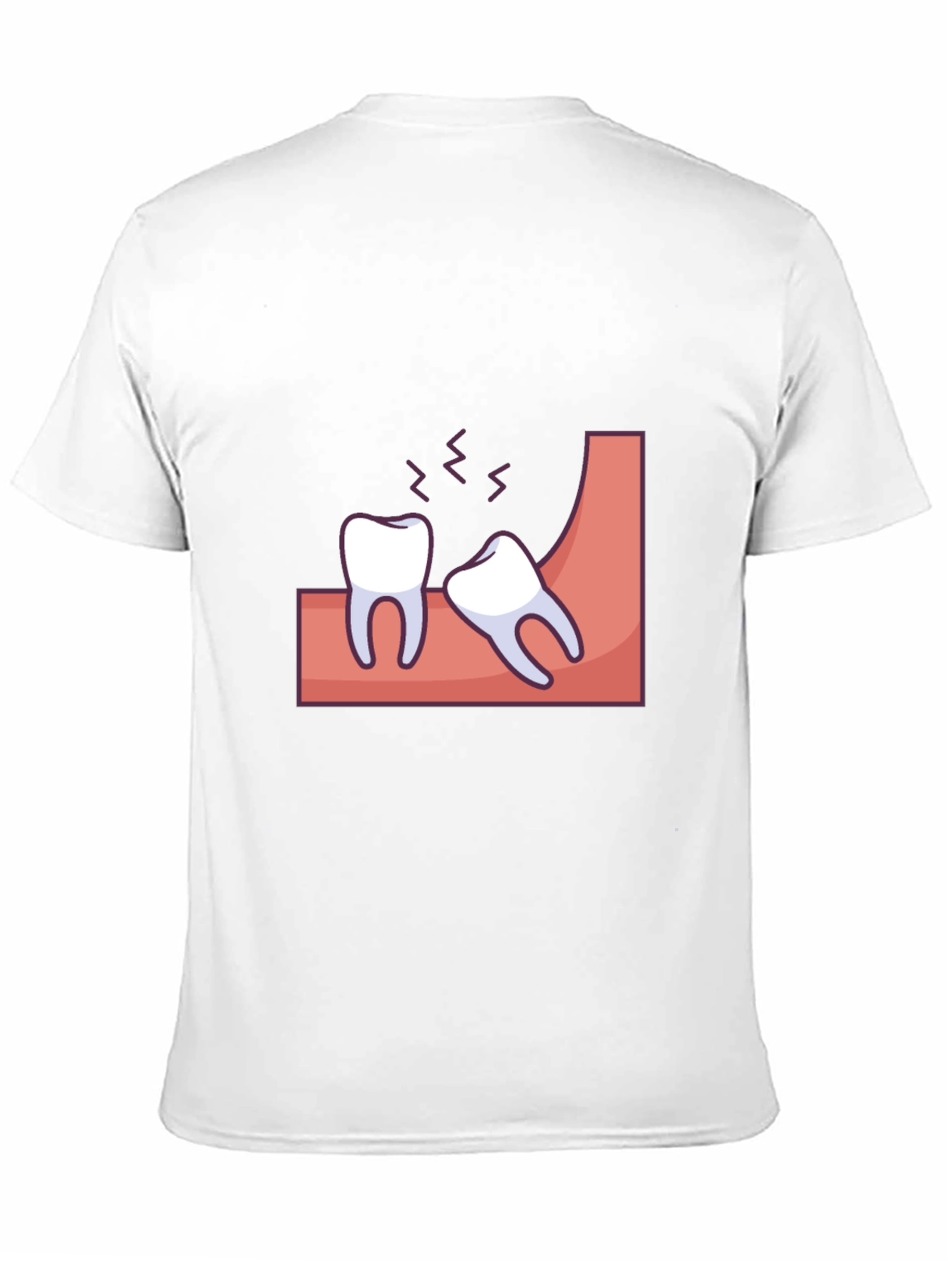 Wisdom Teeth Graphic Tee - Black Cotton T-Shirt