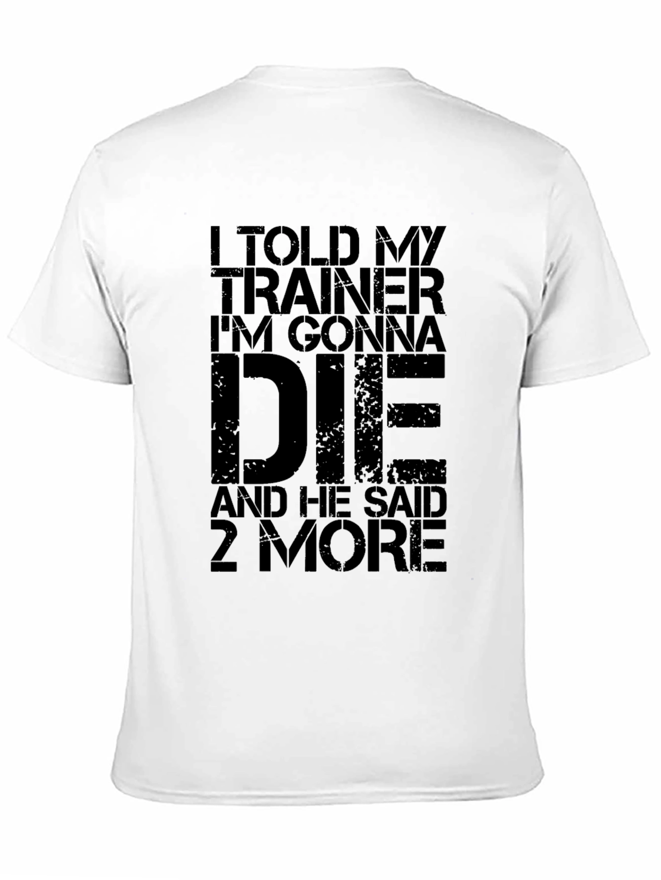I Told My Trainer Gym T-Shirt