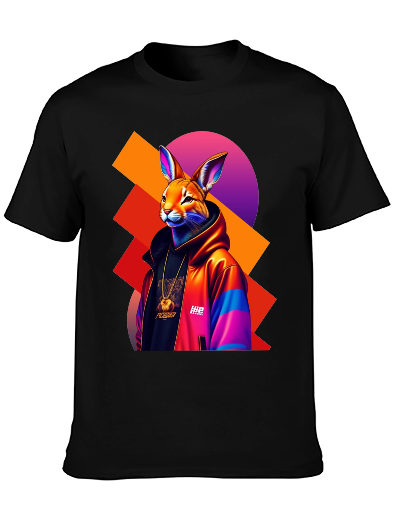 Urban Style Rabbit Graphic Tee