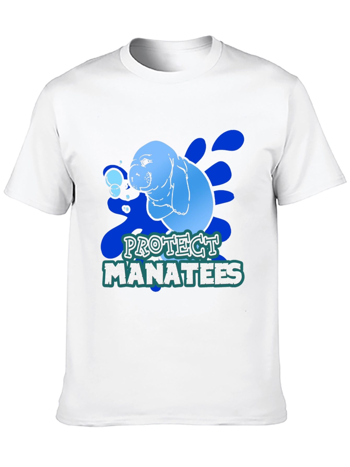 Protect Manatees Graphic T-Shirt