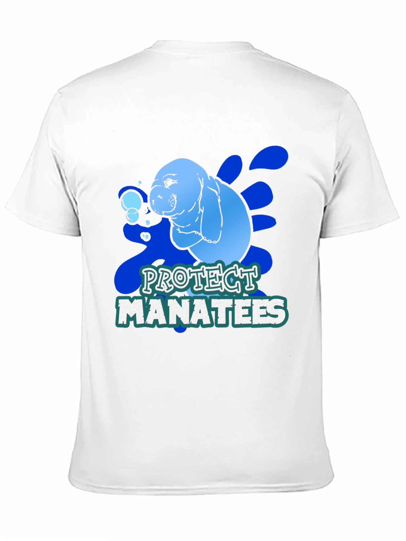 Protect Manatees Graphic T-Shirt