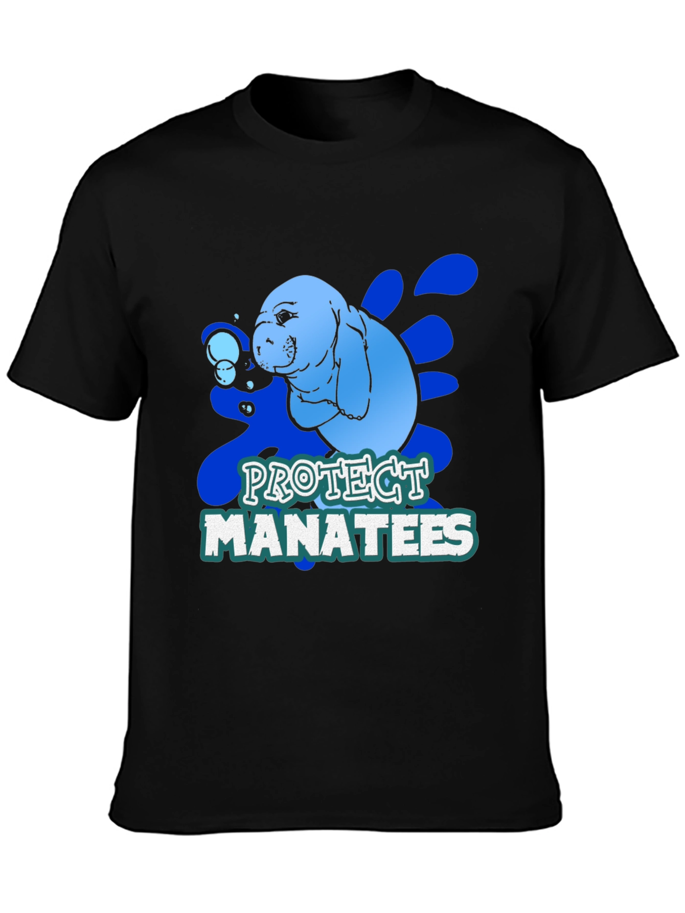Protect Manatees Graphic T-Shirt