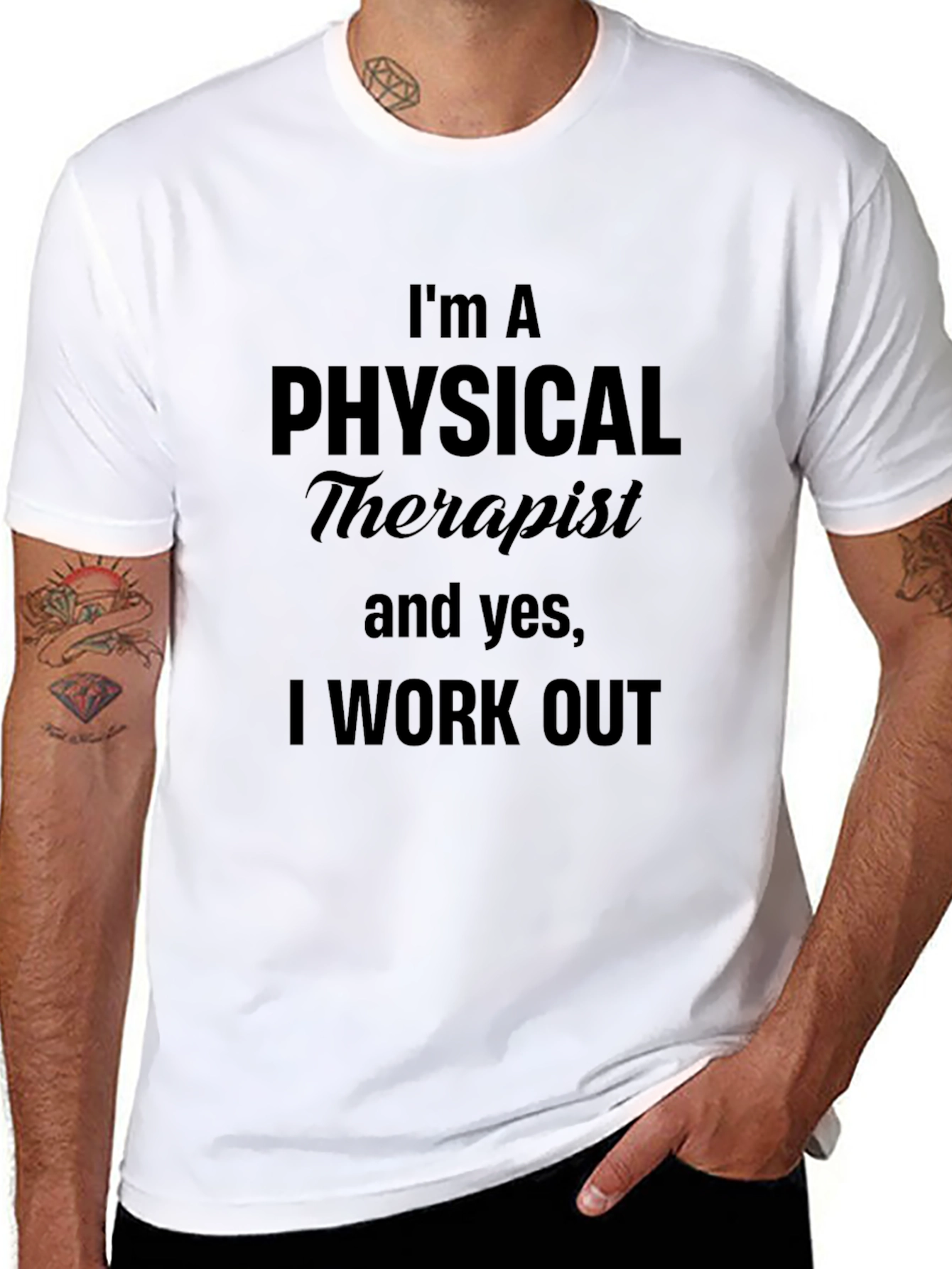 Physical Therapist Workout T-Shirt - Funny Fitness Tee